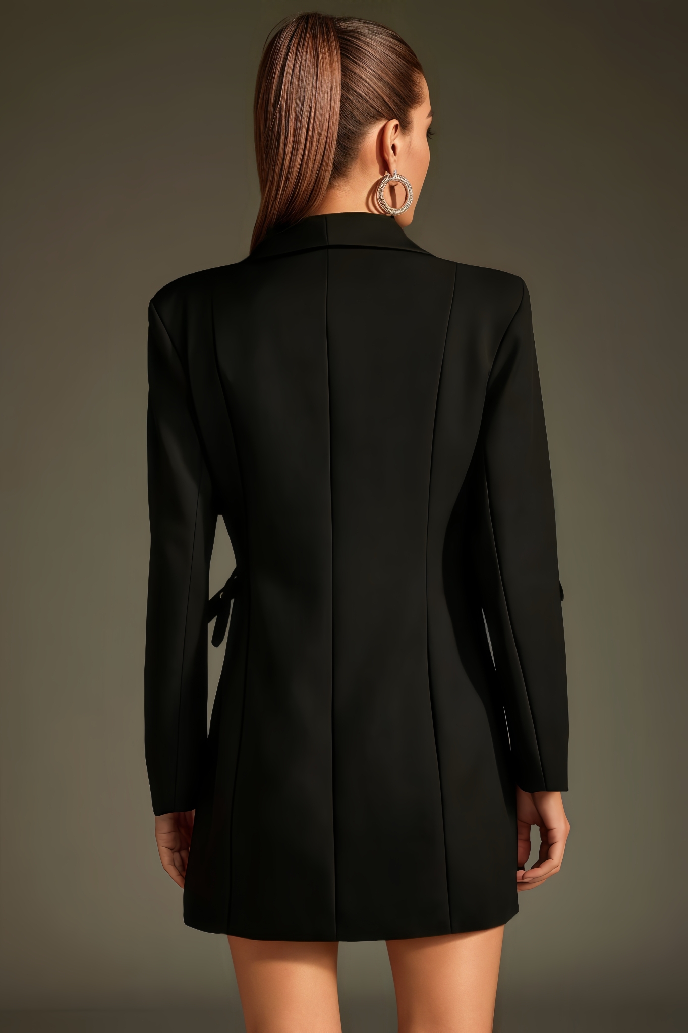 Kyli Long Sleeve Belted Blazer