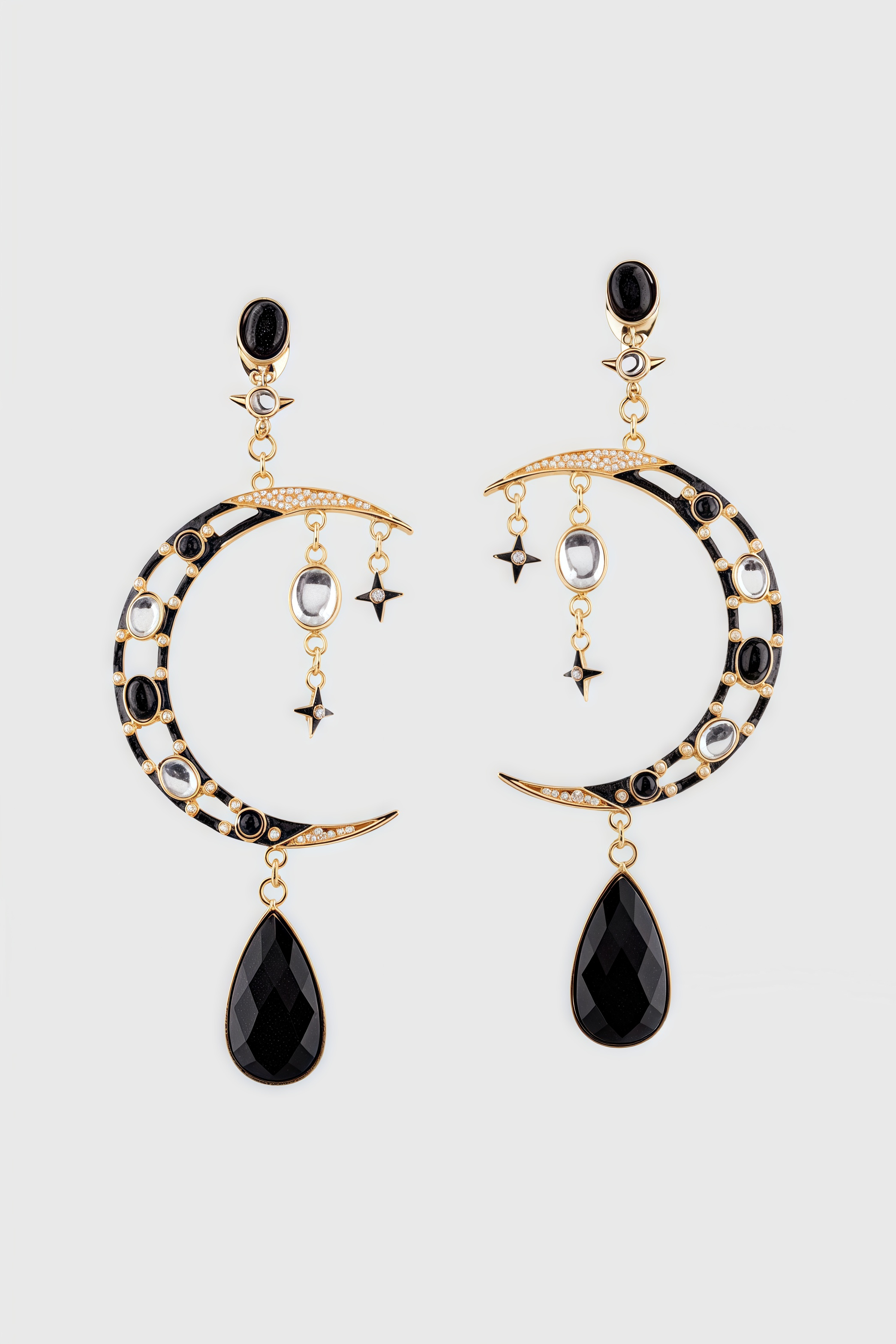 Thalk Moon Star Earrings