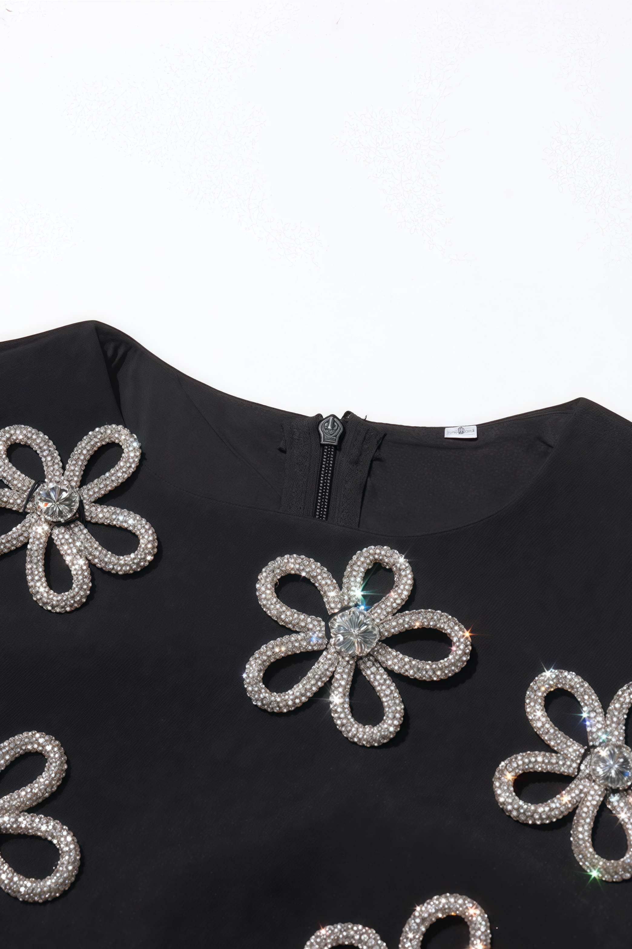 Tamsin Black Diamonds Mini Dress