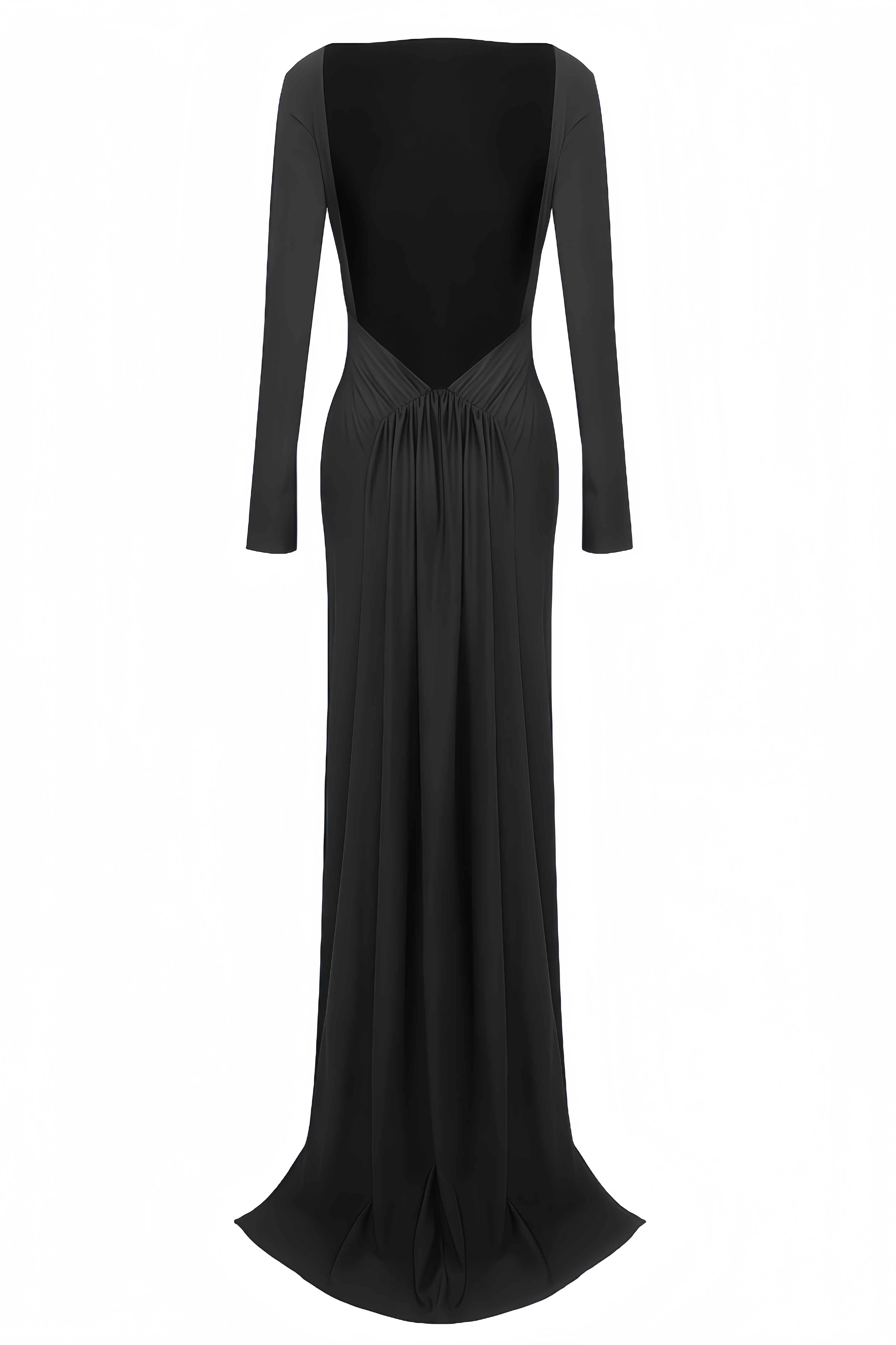 Ela Backless Streamer Maxi Dress