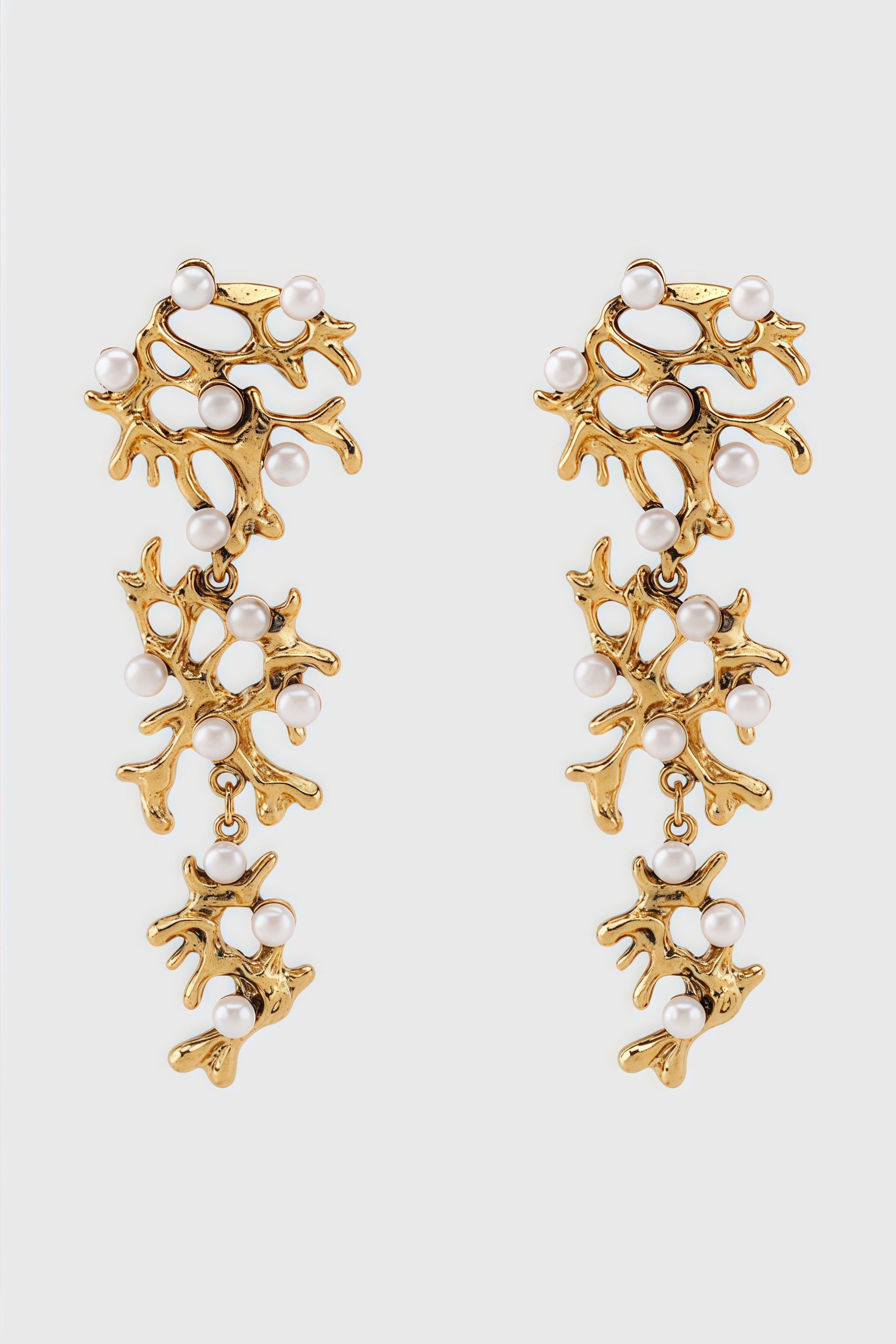 Orierk Pearl Branches Earrings