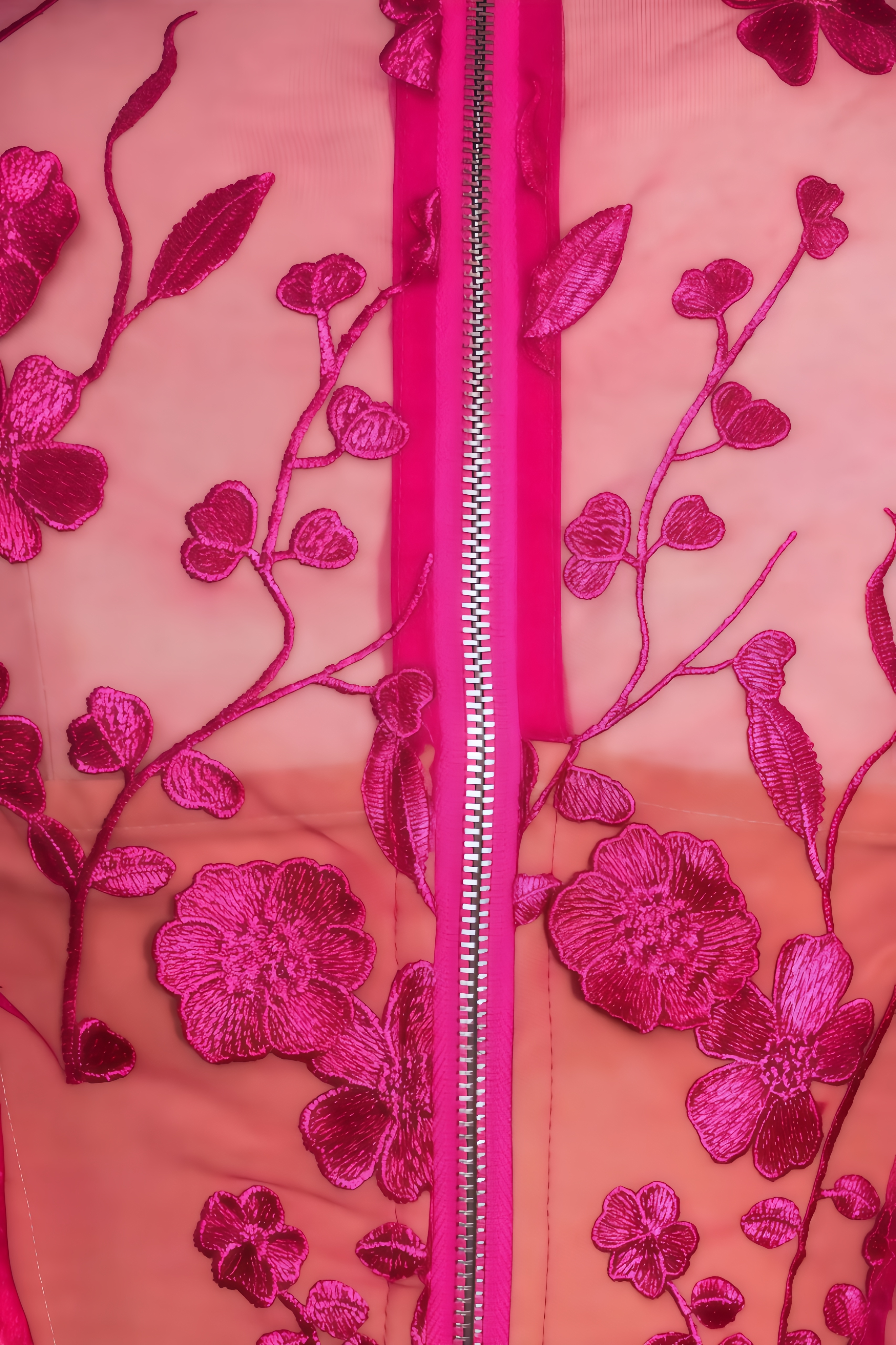 Fleur Floral Long-Sleeved Mini Dress