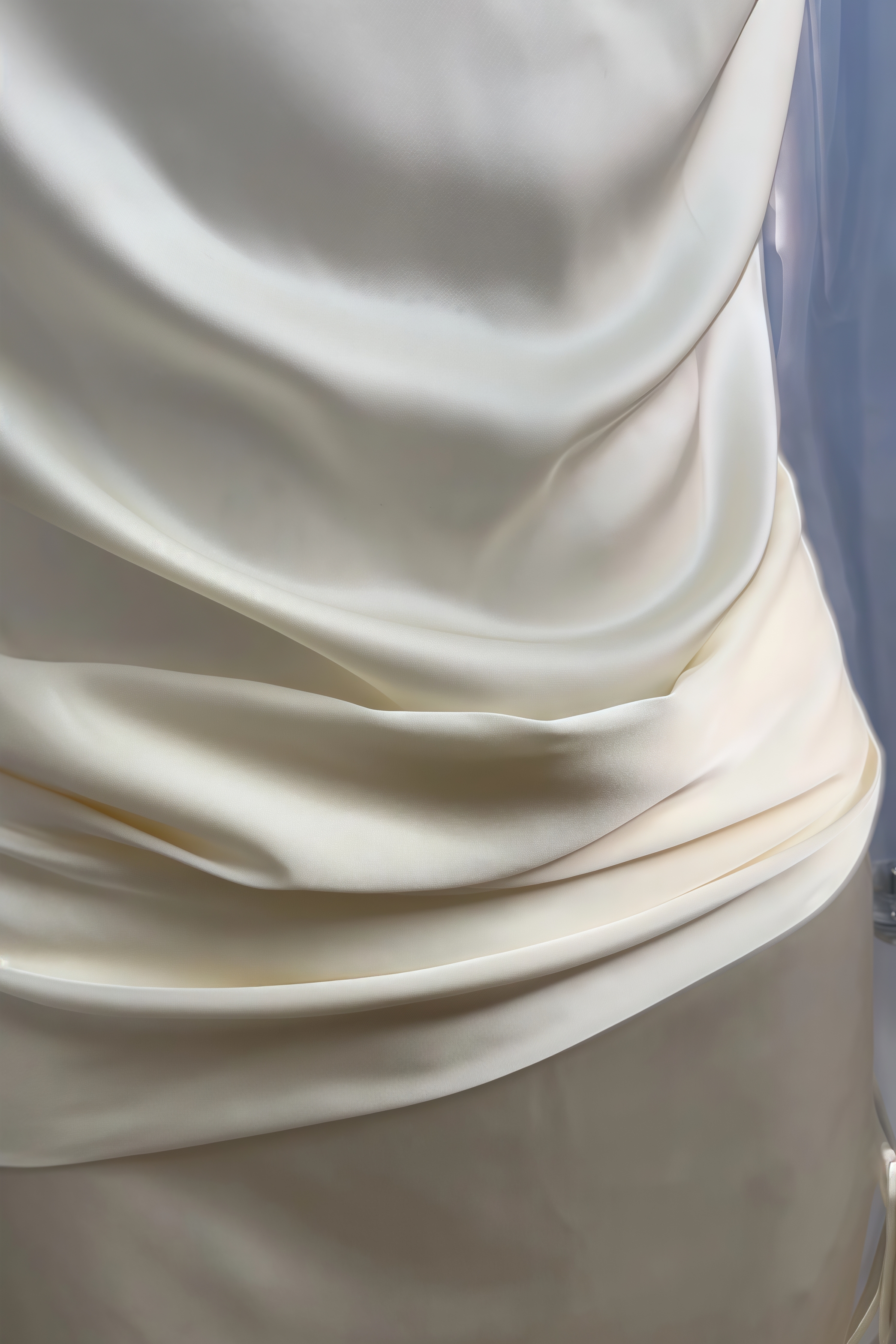 Meirk 3D Flower Satin Backless Split Maxi Dress