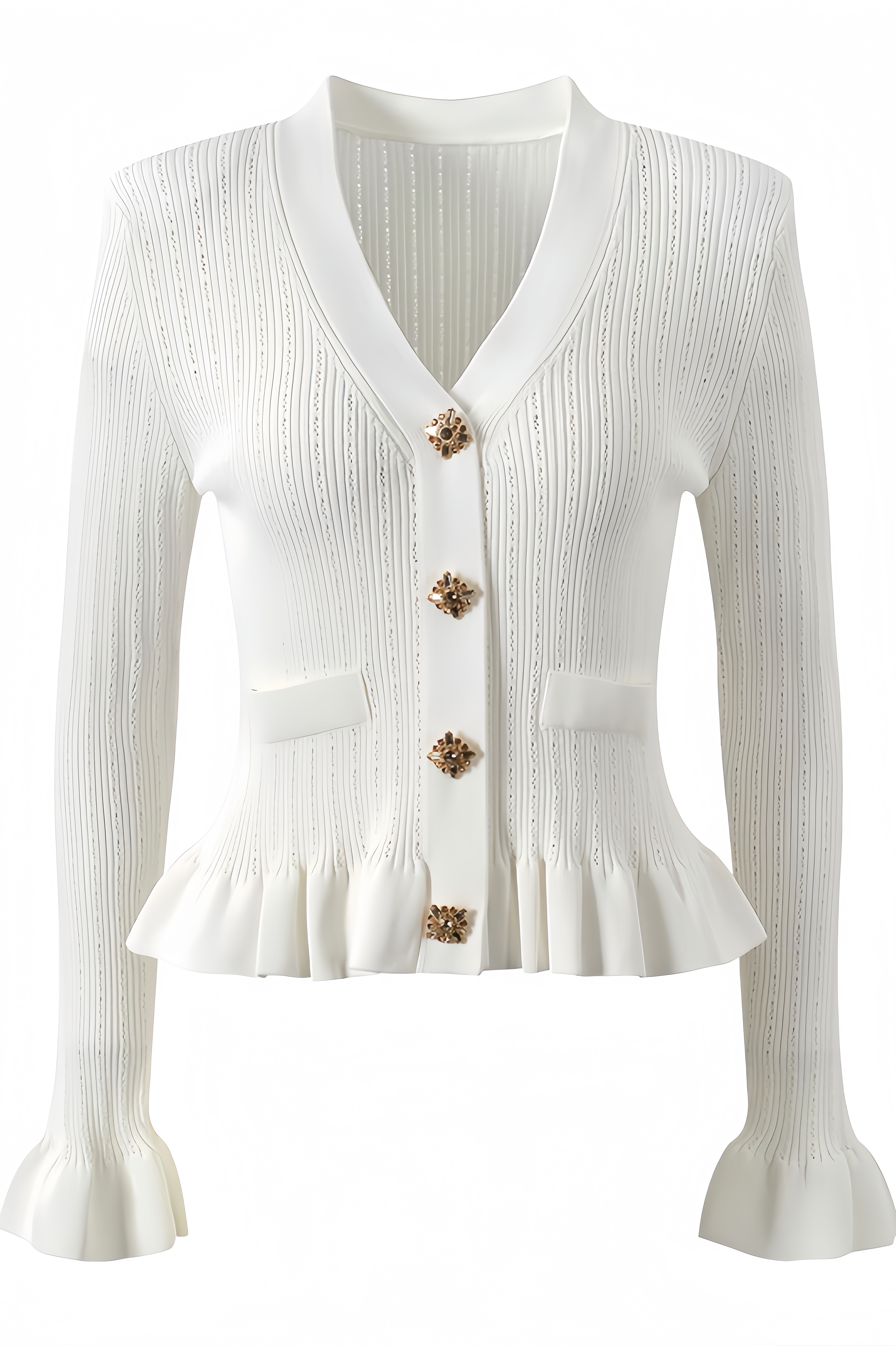 Raya Ruffle Hem Knit Maxi Dress Set