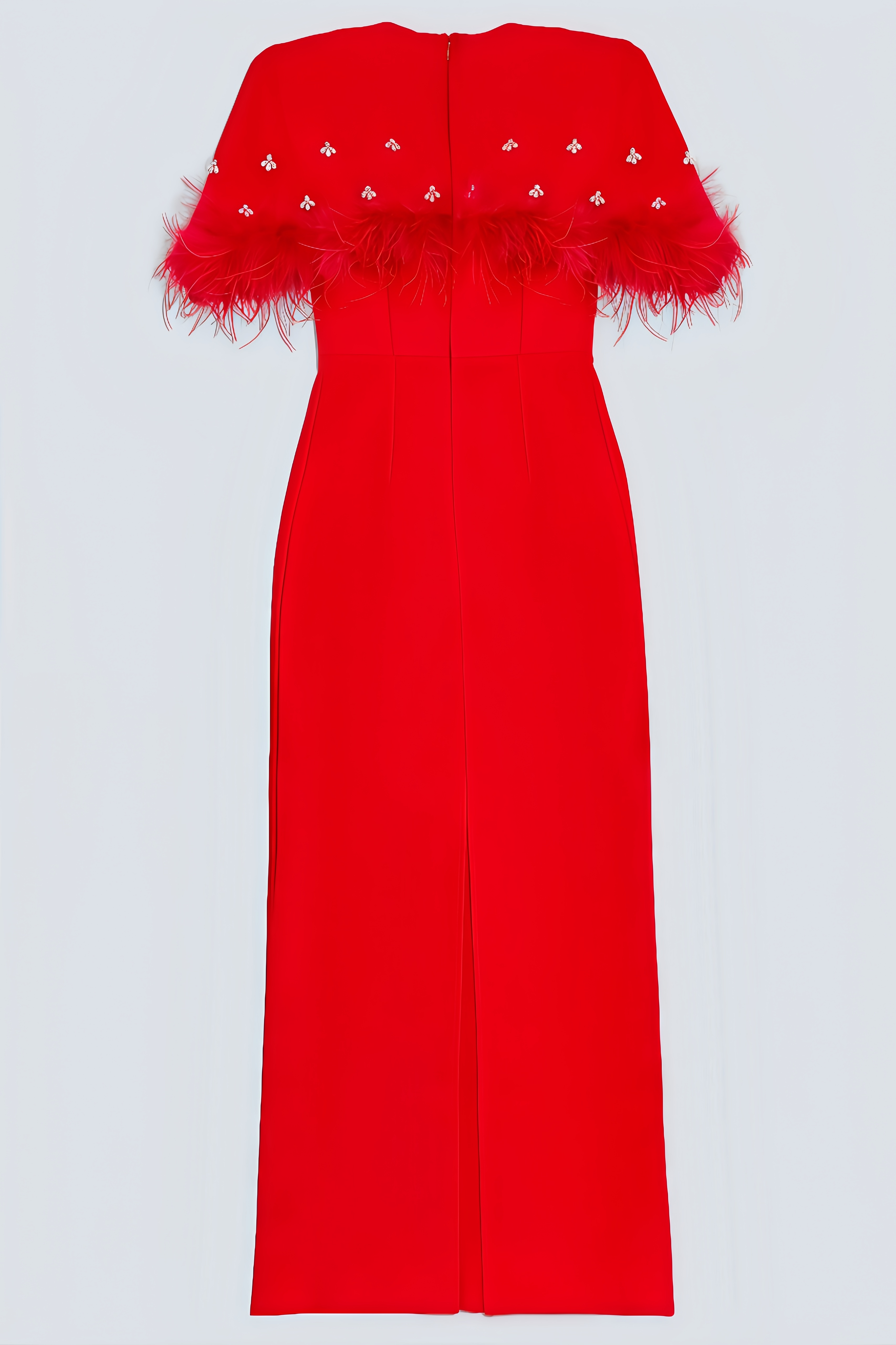 Rafik Cape Column Maxi Dress