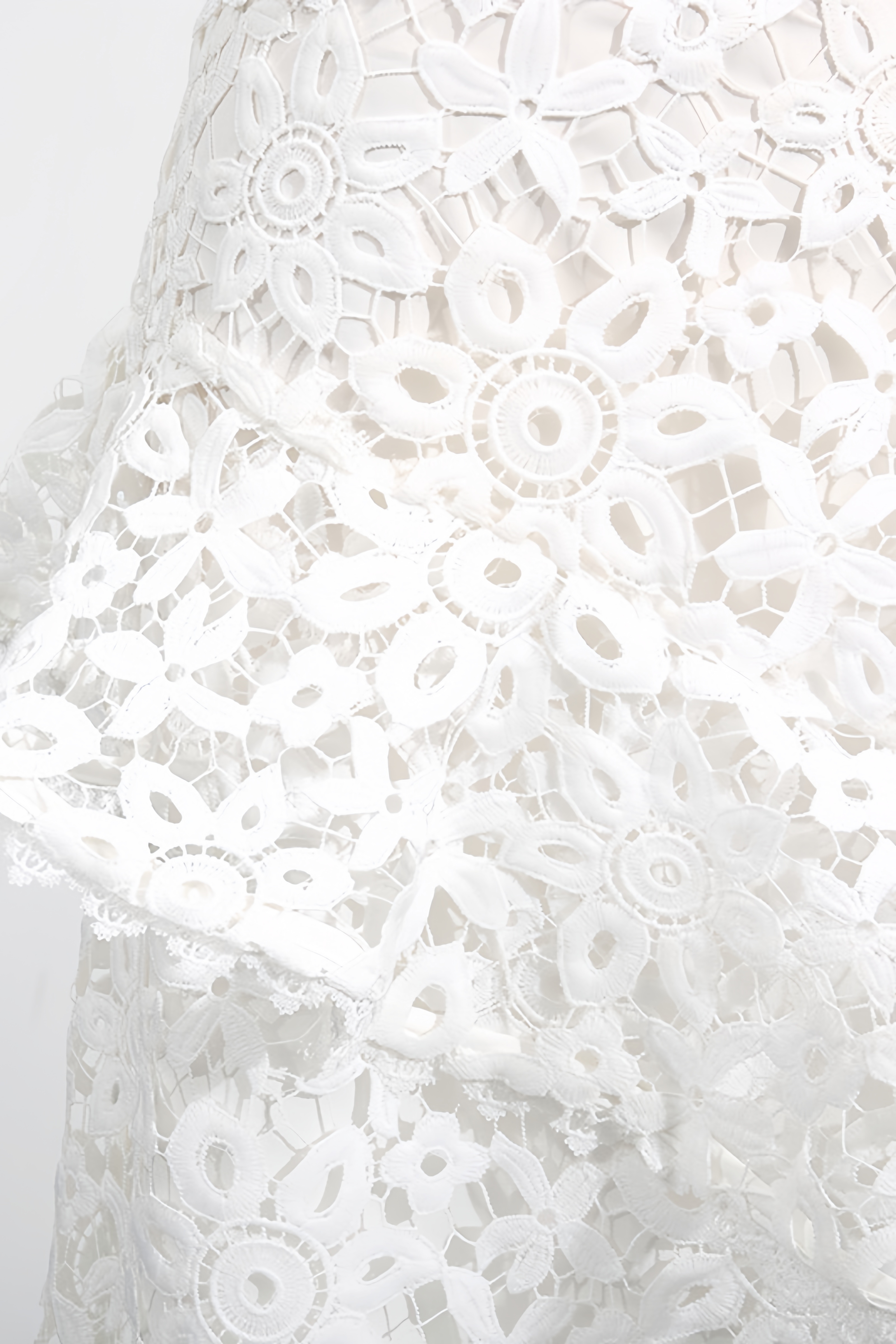 Wiskf Lace Sleeveless Top Midi Dress Set