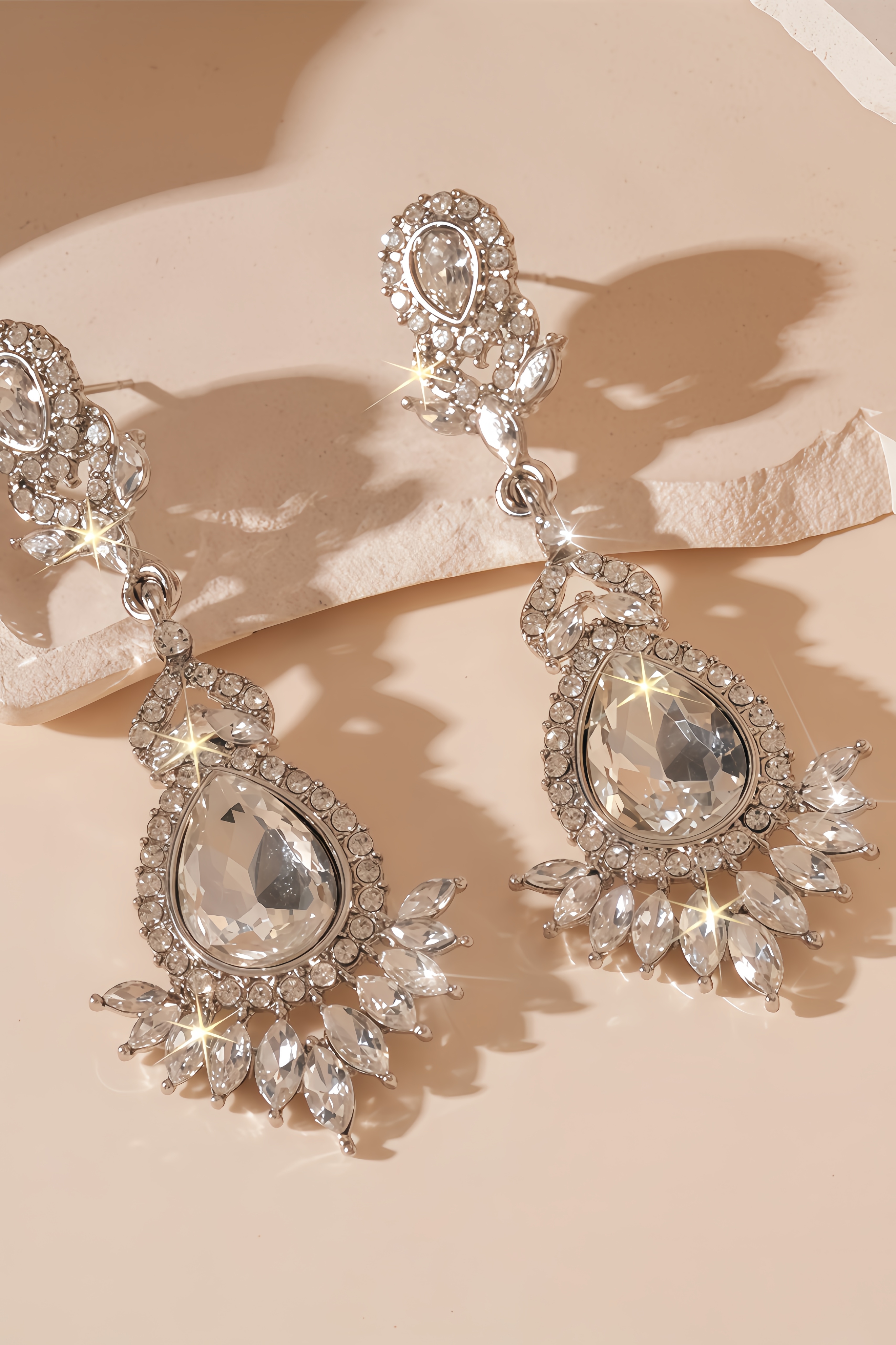 Thadt Diamond Geometry Earrings