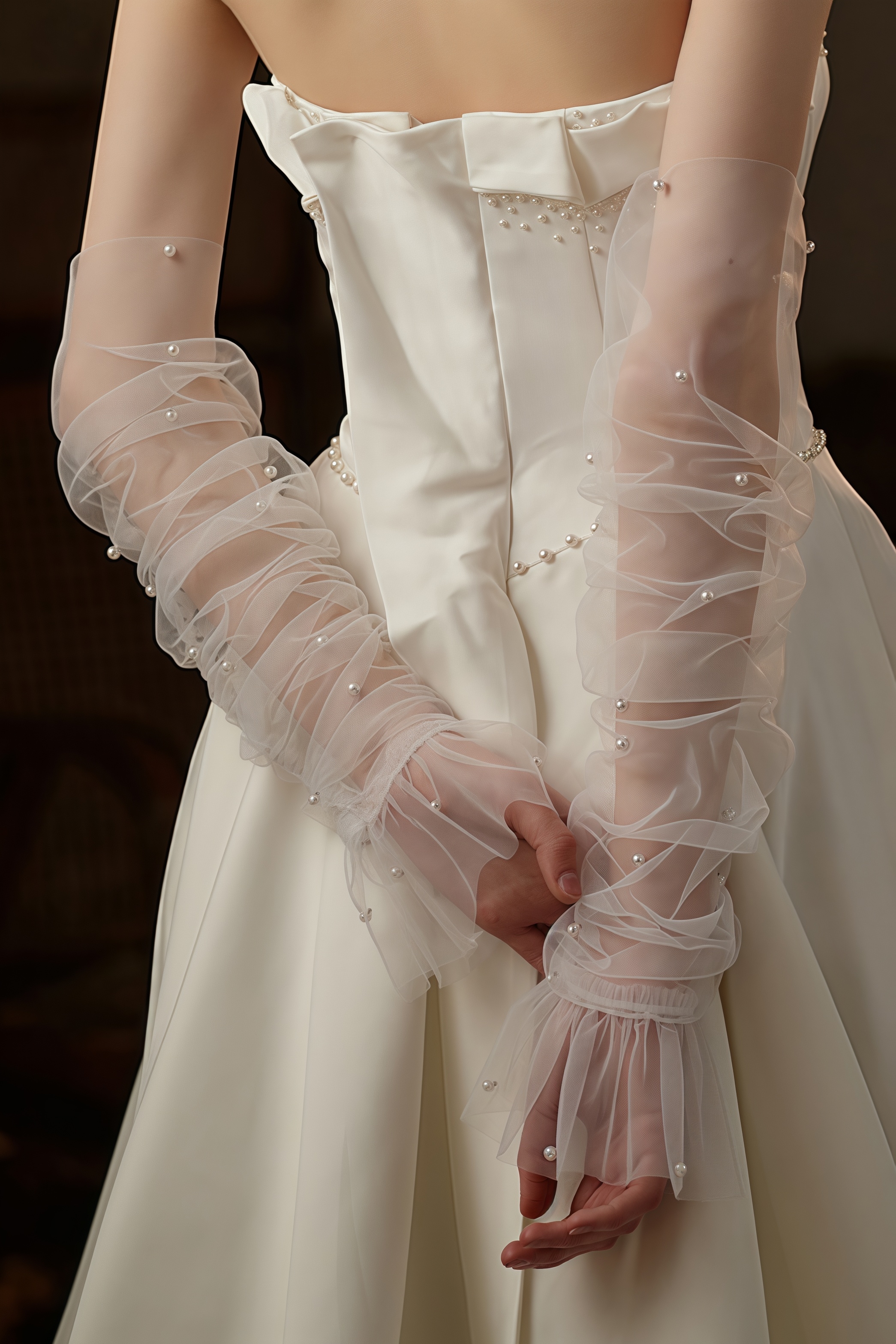 Uvien Mesh Pearl Gloves