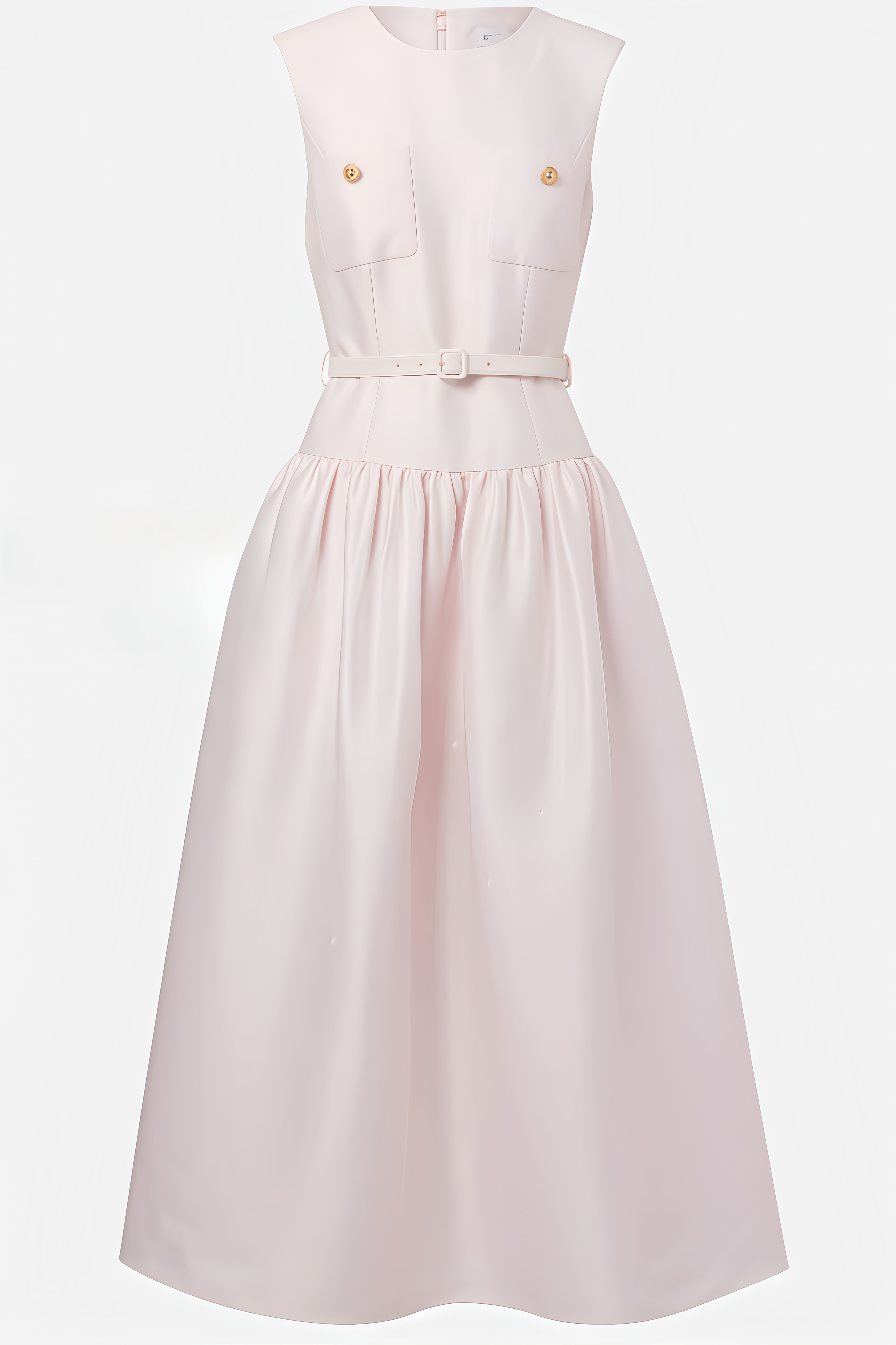 Reid Pink Midi Dress