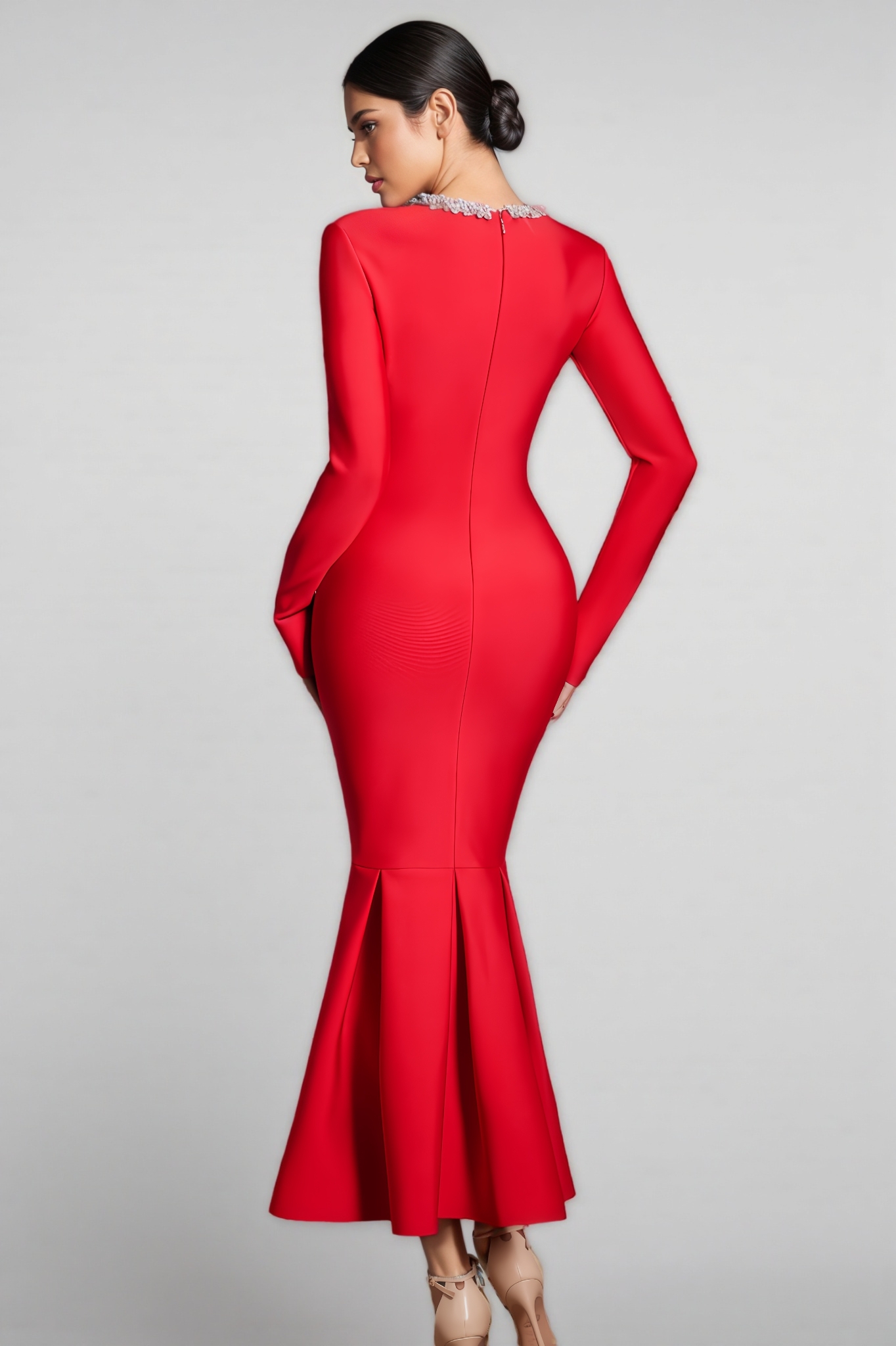 Lara Fitted Bandage Maxi Dress