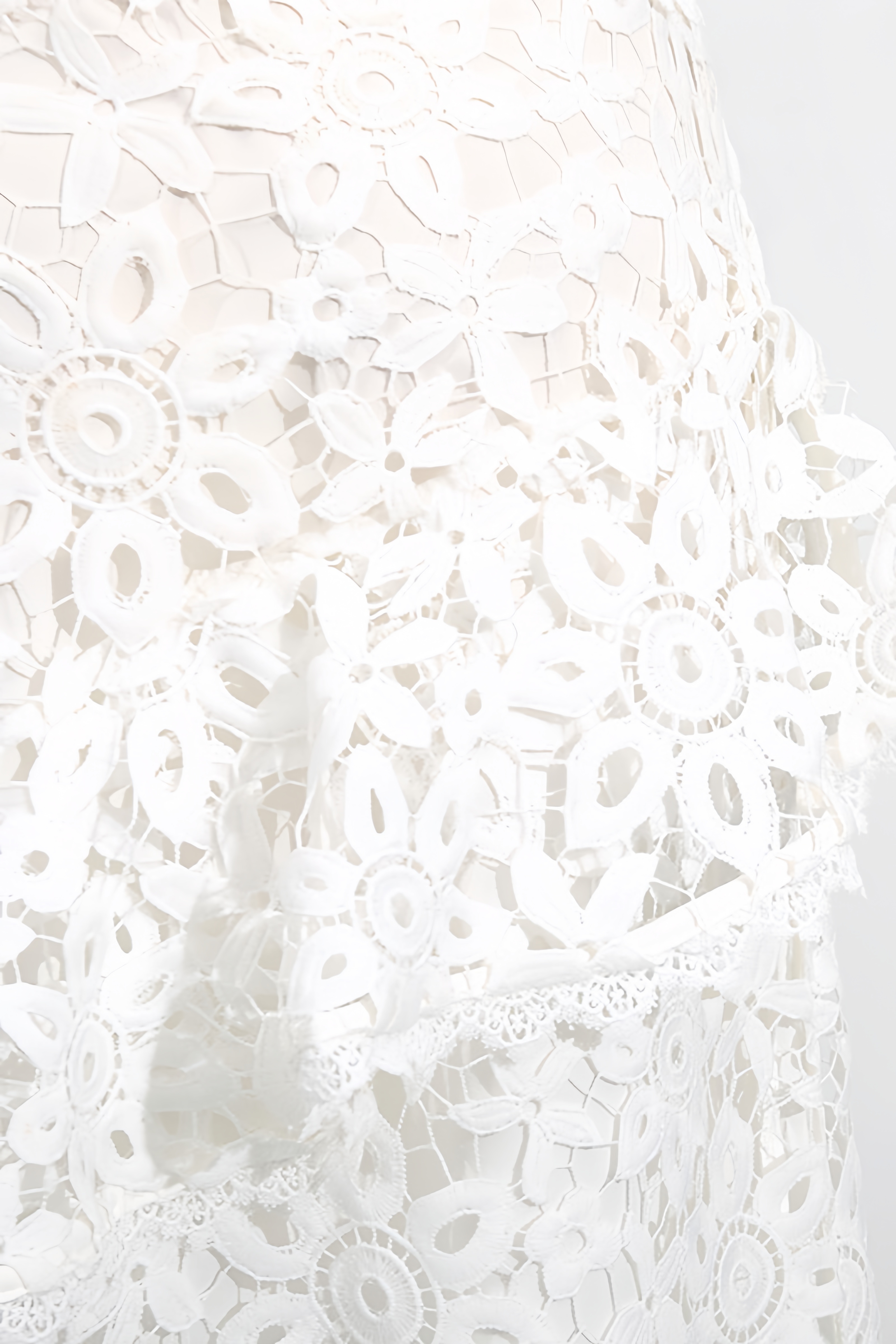 Wiskf Lace Sleeveless Top Midi Dress Set