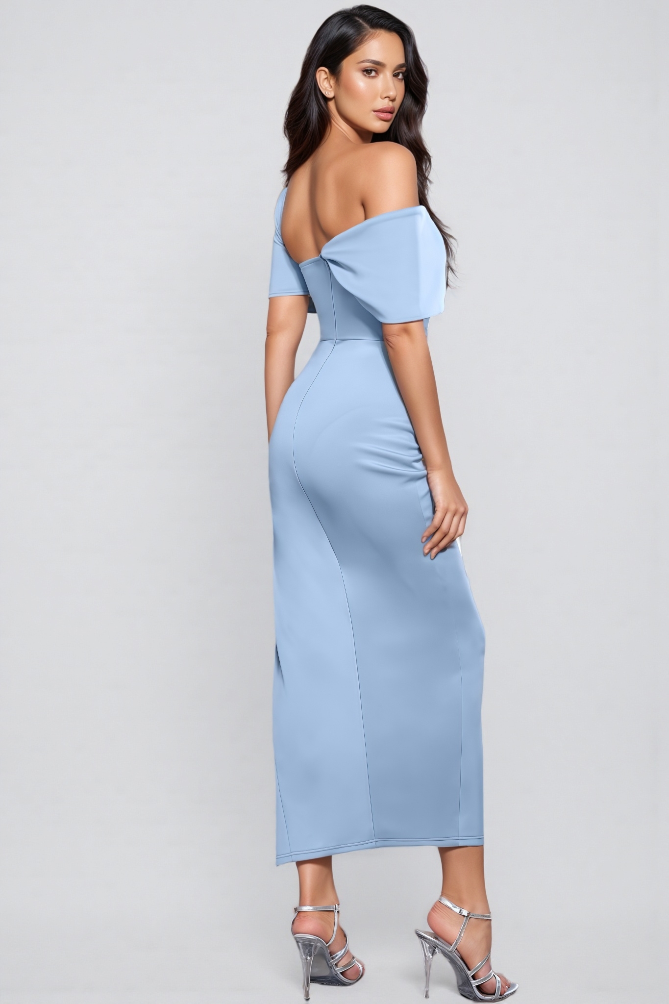 Yarera Simple Sexy Midi Dress