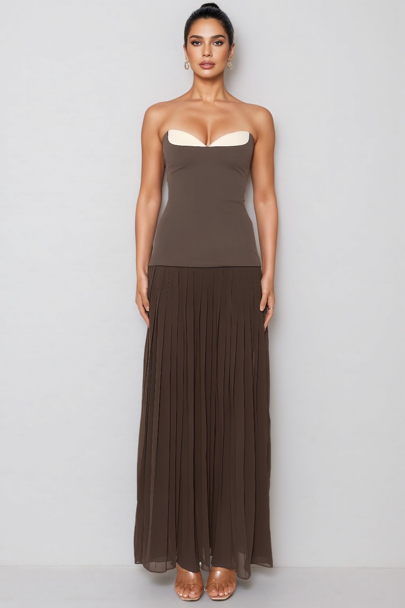 Nomi One-Shoulder Ruffled Maxi Dress