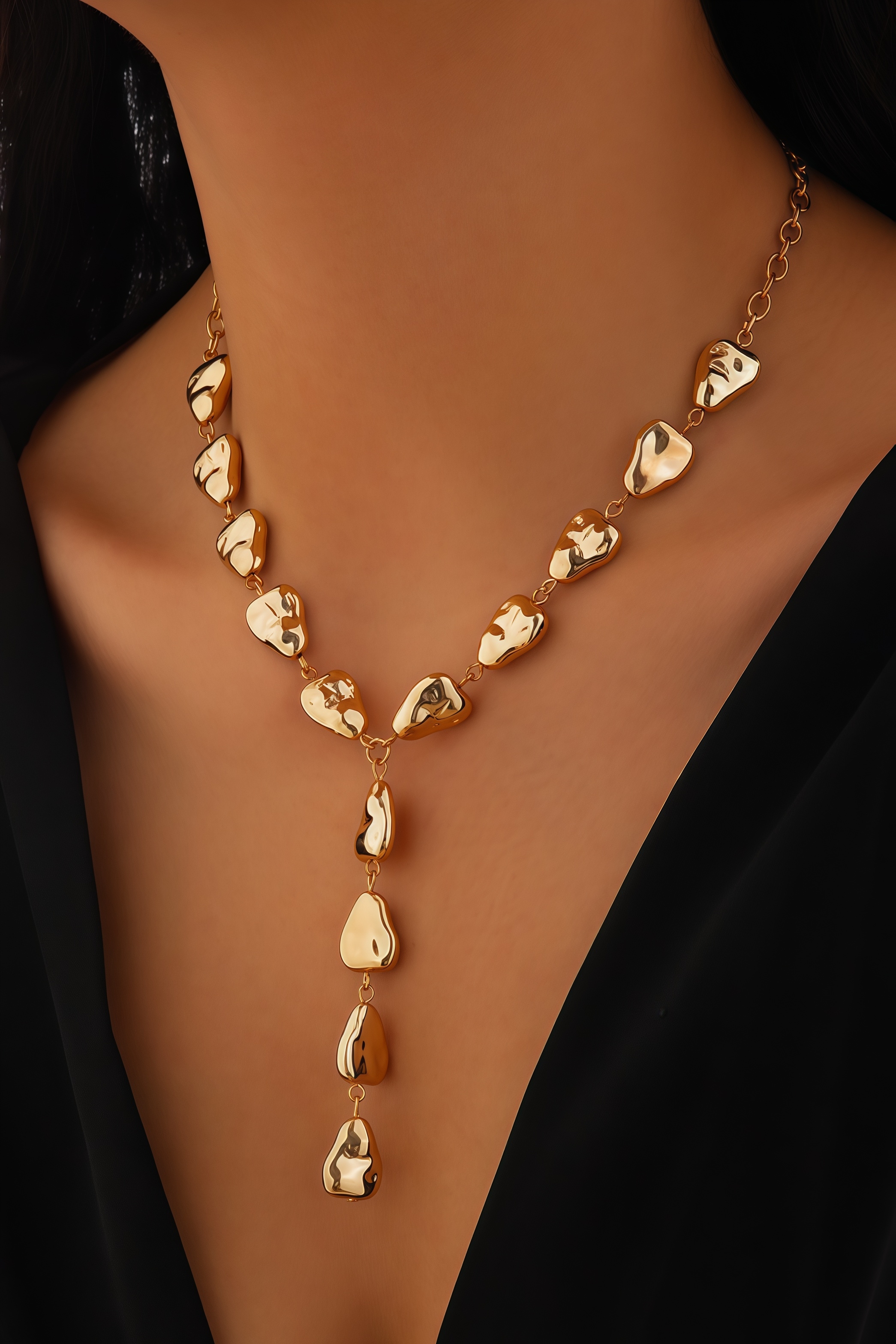 Upton Flat Drop Pendant Necklace