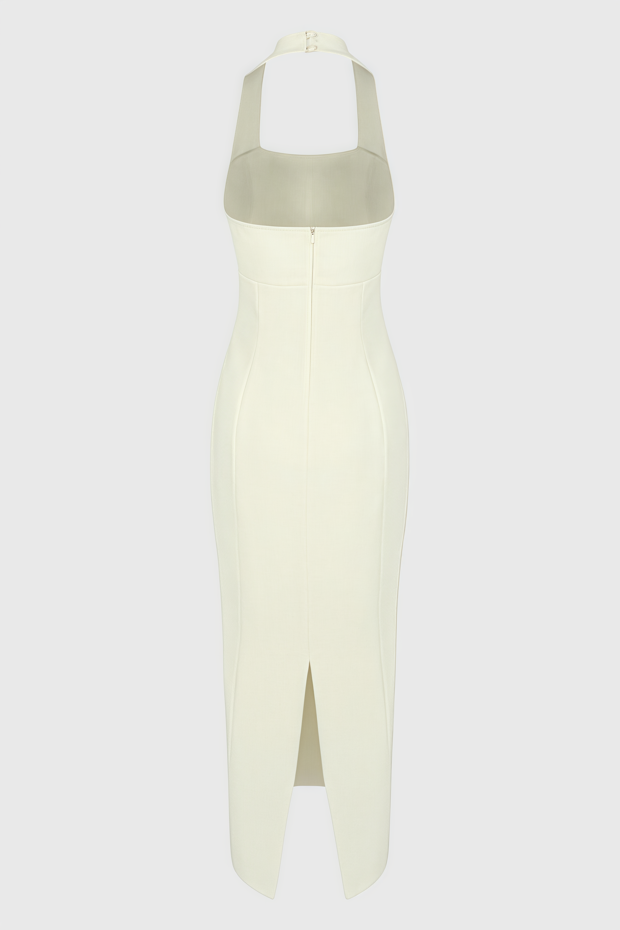 Alint Woven Halter Button Maxi Dress