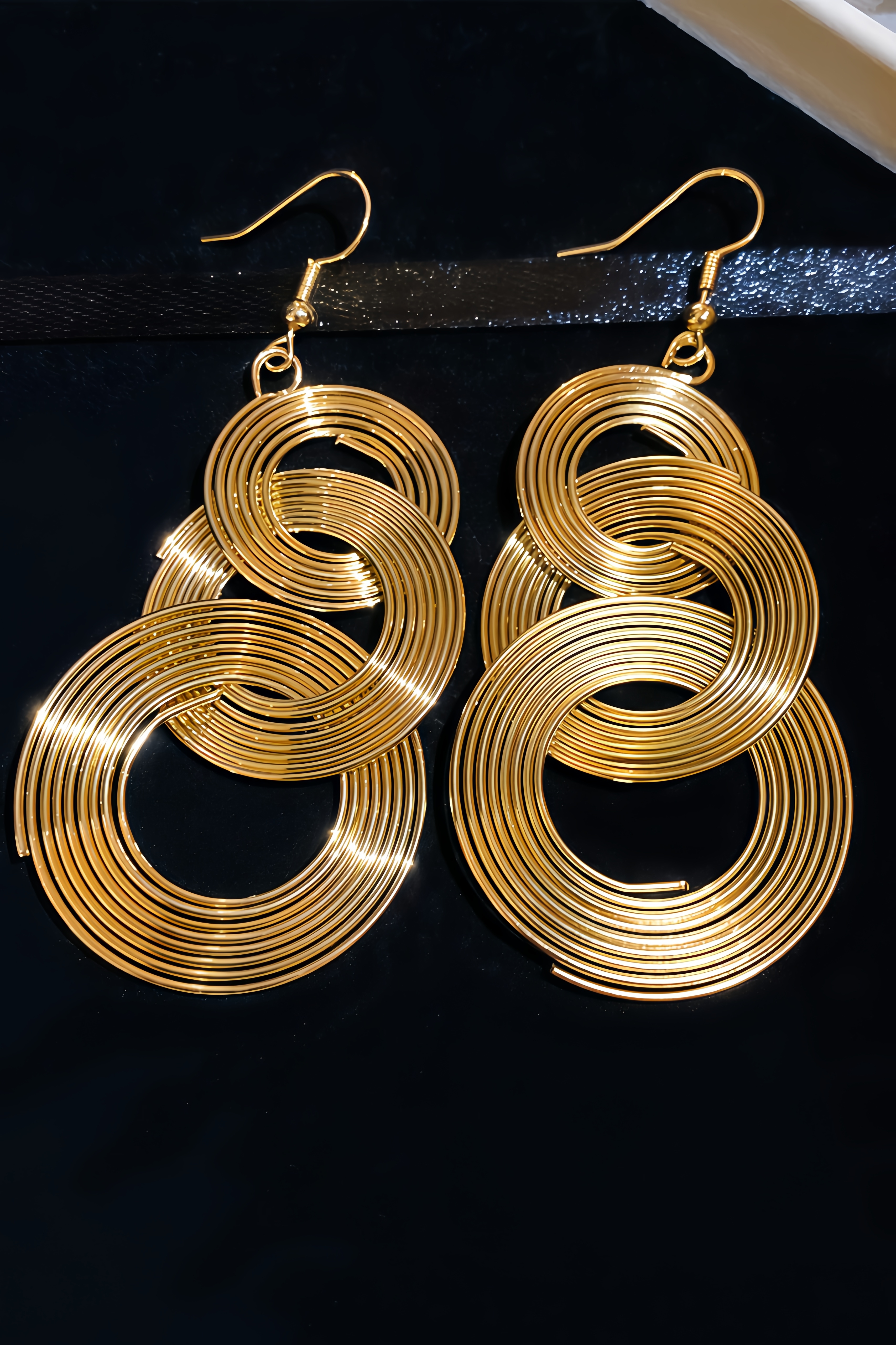 Nerine Multi-Layered Hollow Circular Earrings