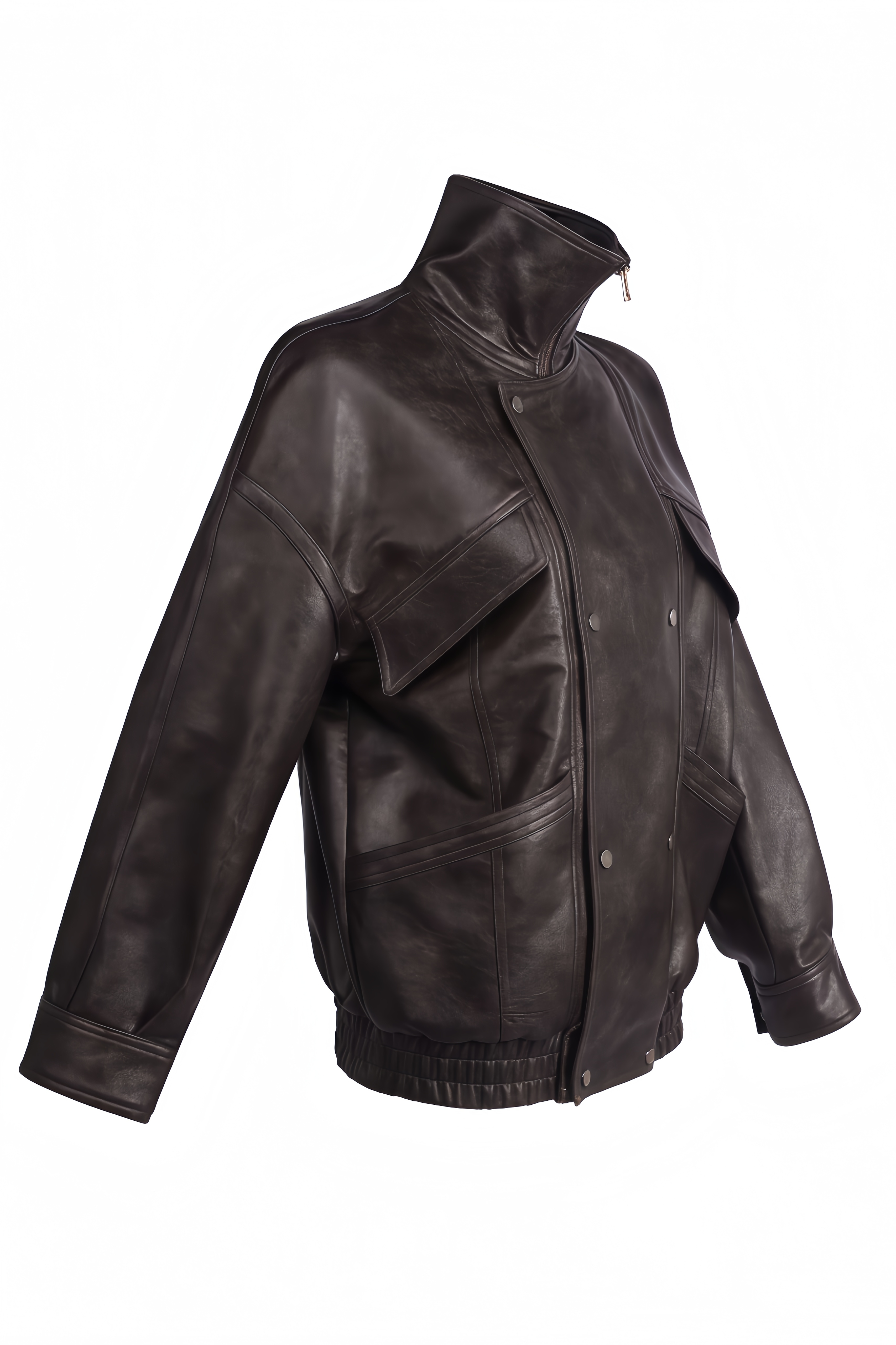 Imre Leather Domber Jacket
