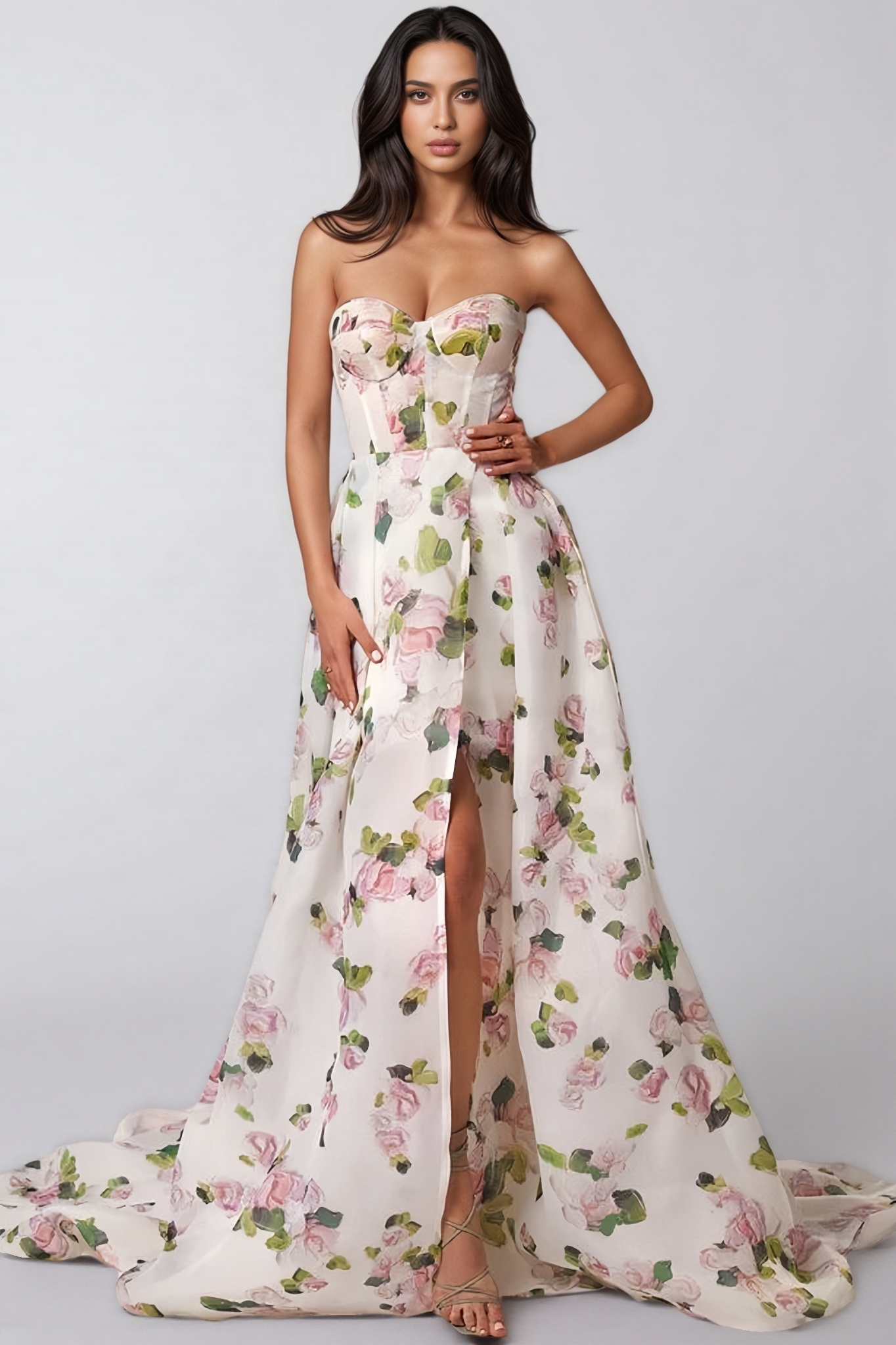 Elnia Sleeveless Big Hem Maxi Dress