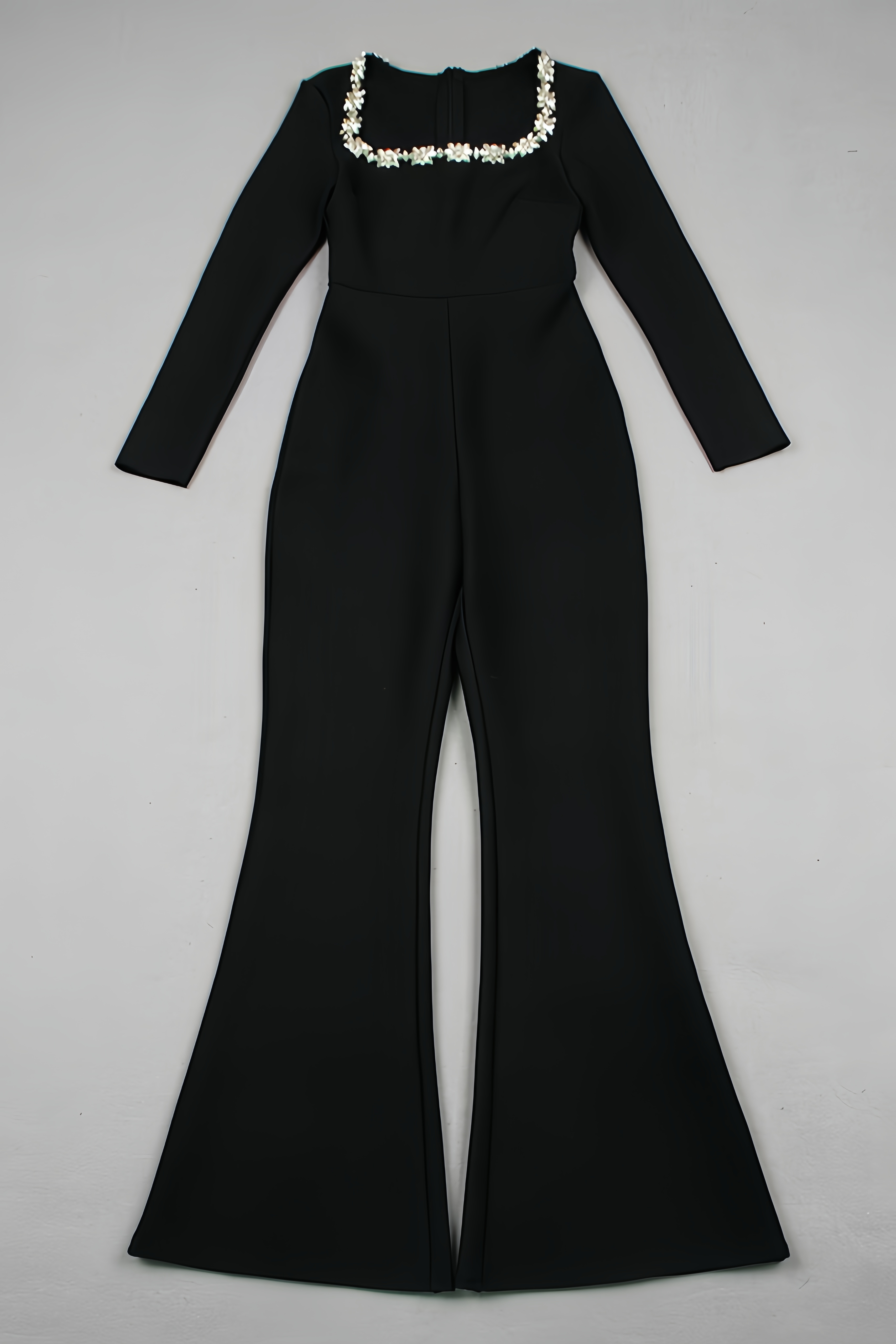 Magni Long Sleeve Studded Jumpsuit
