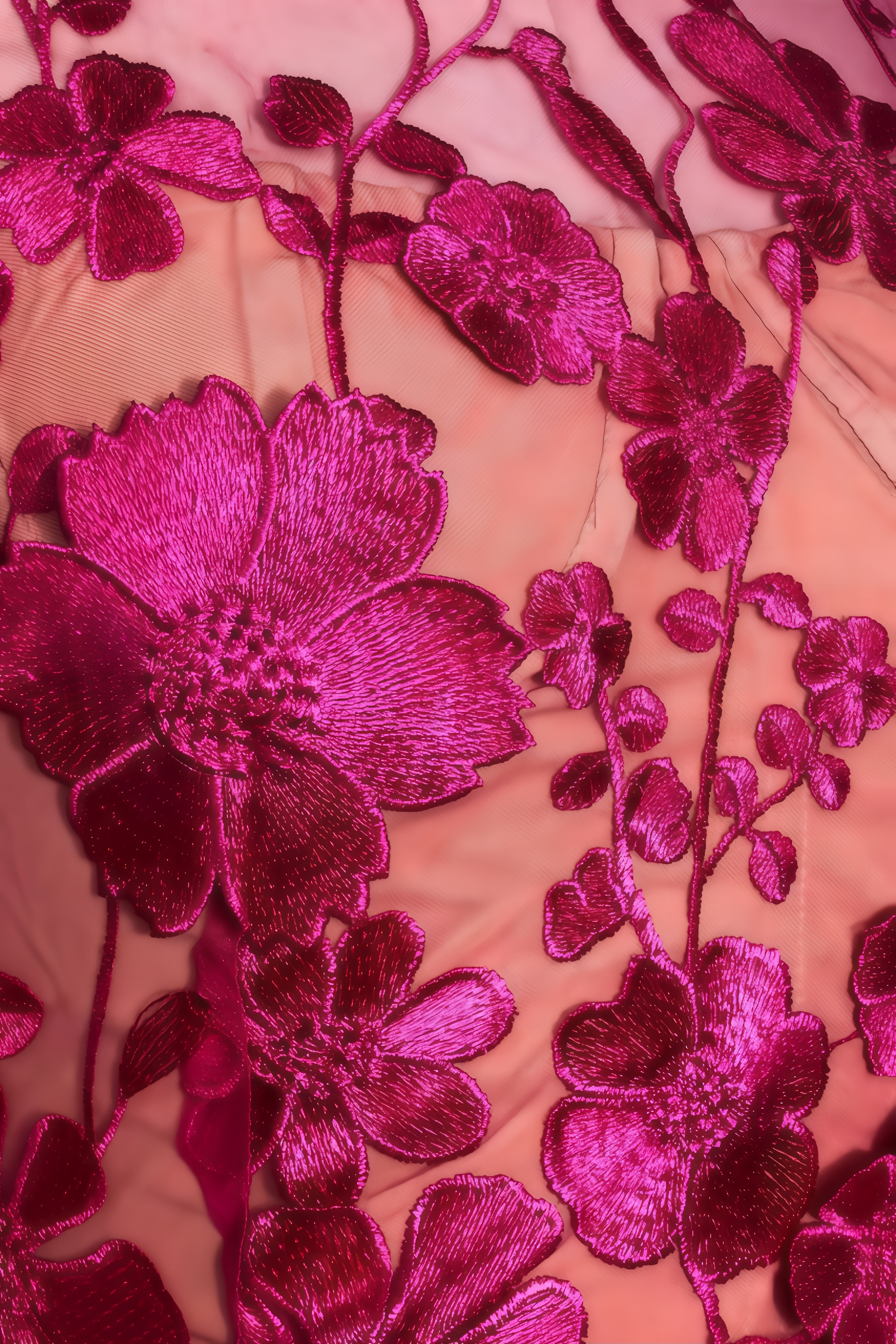 Fleur Floral Long-Sleeved Mini Dress