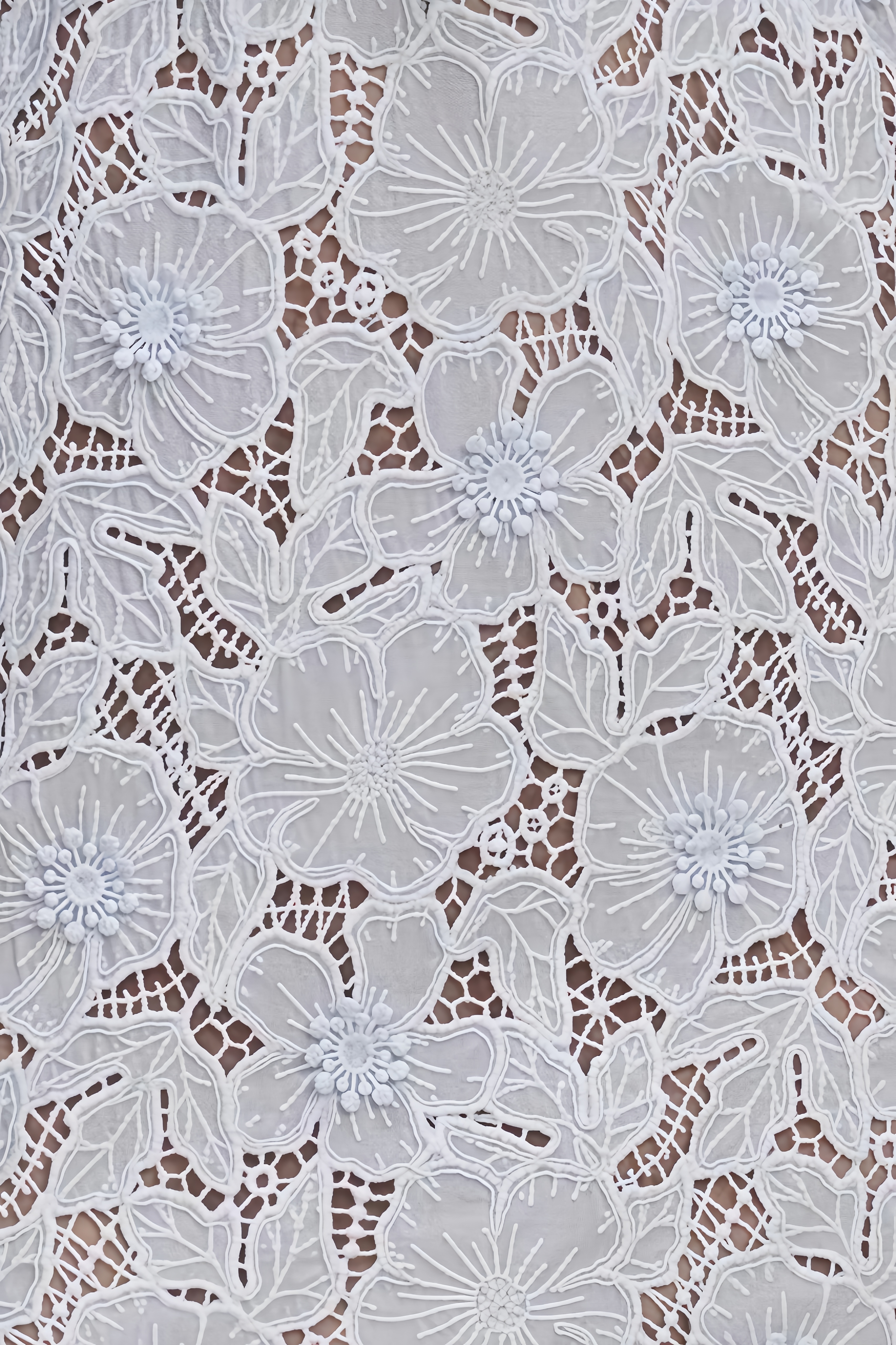 Molao Blue Lace Midi Dress