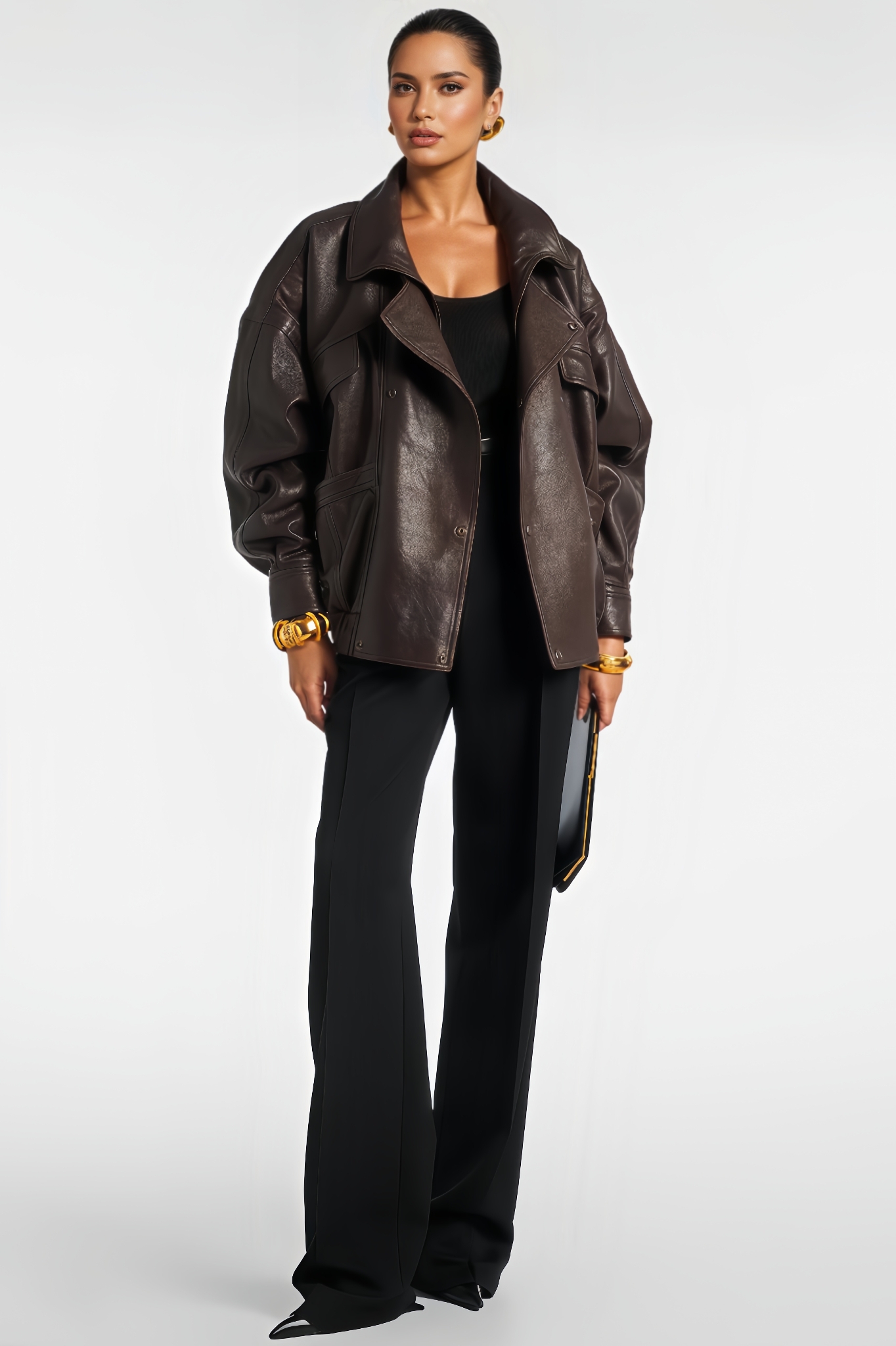 Imre Leather Domber Jacket