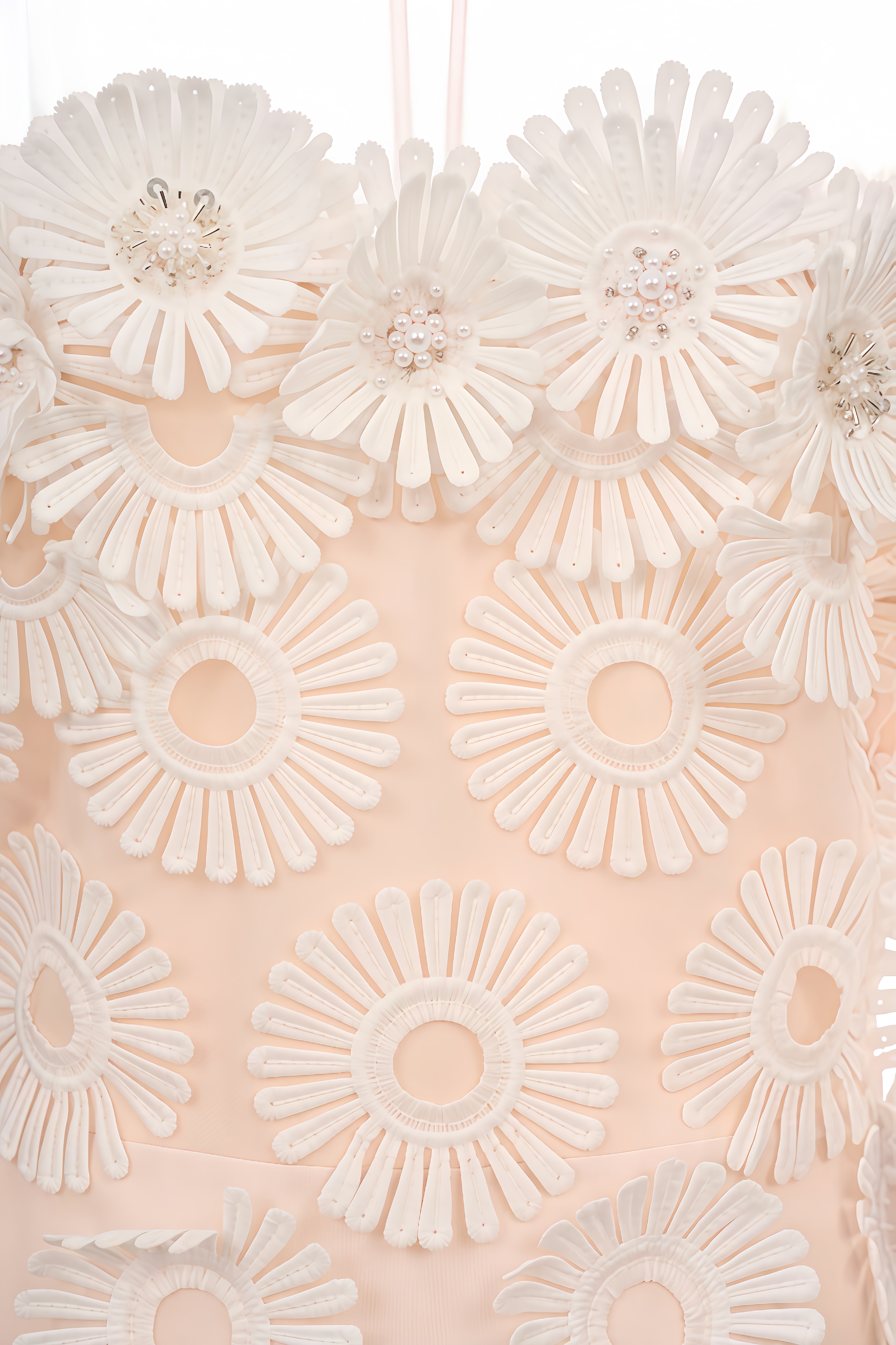 Yara 3D Floral Lace Midi Dress