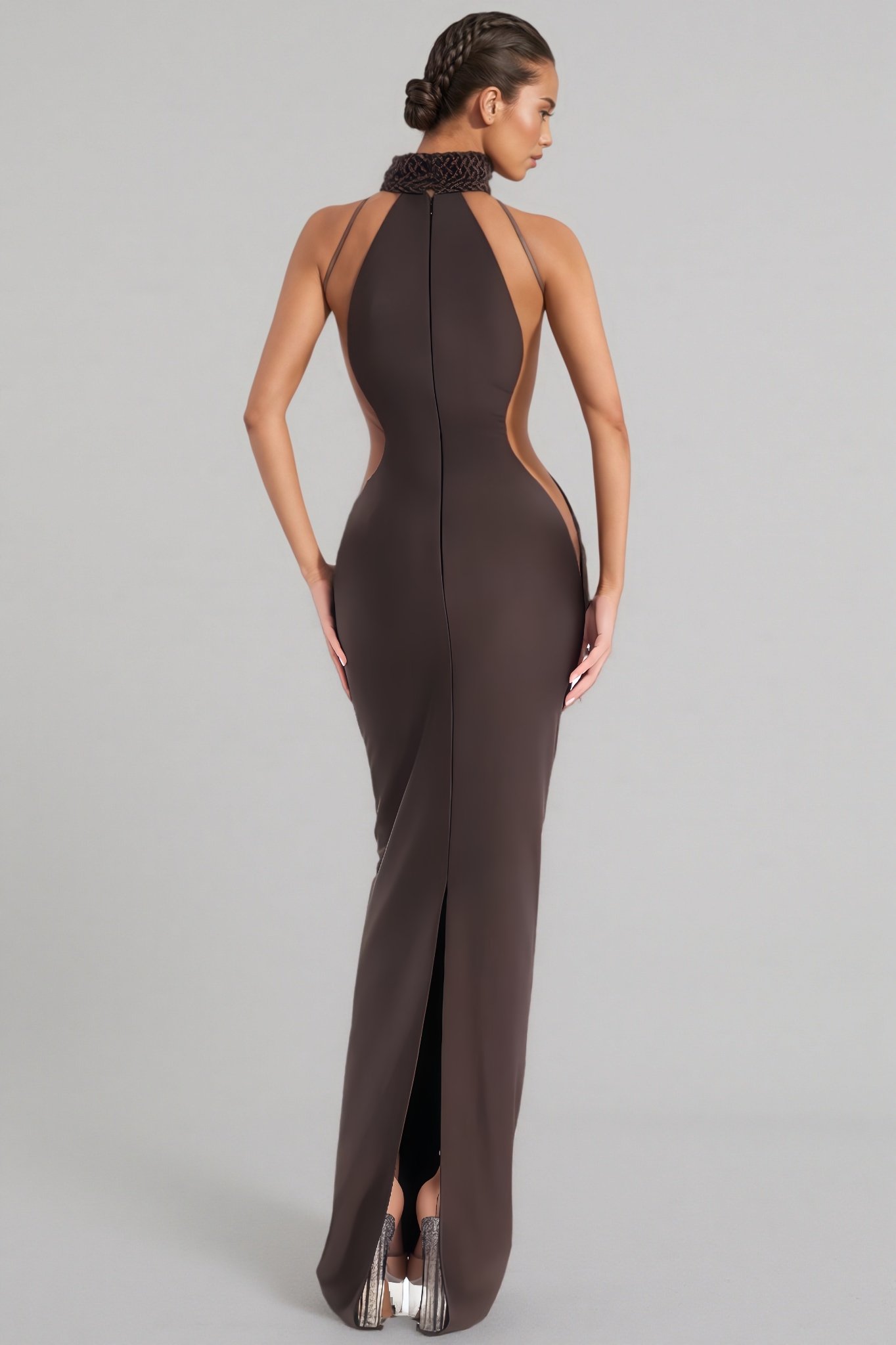 Tnina Sleeveless Slit Maxi Dress