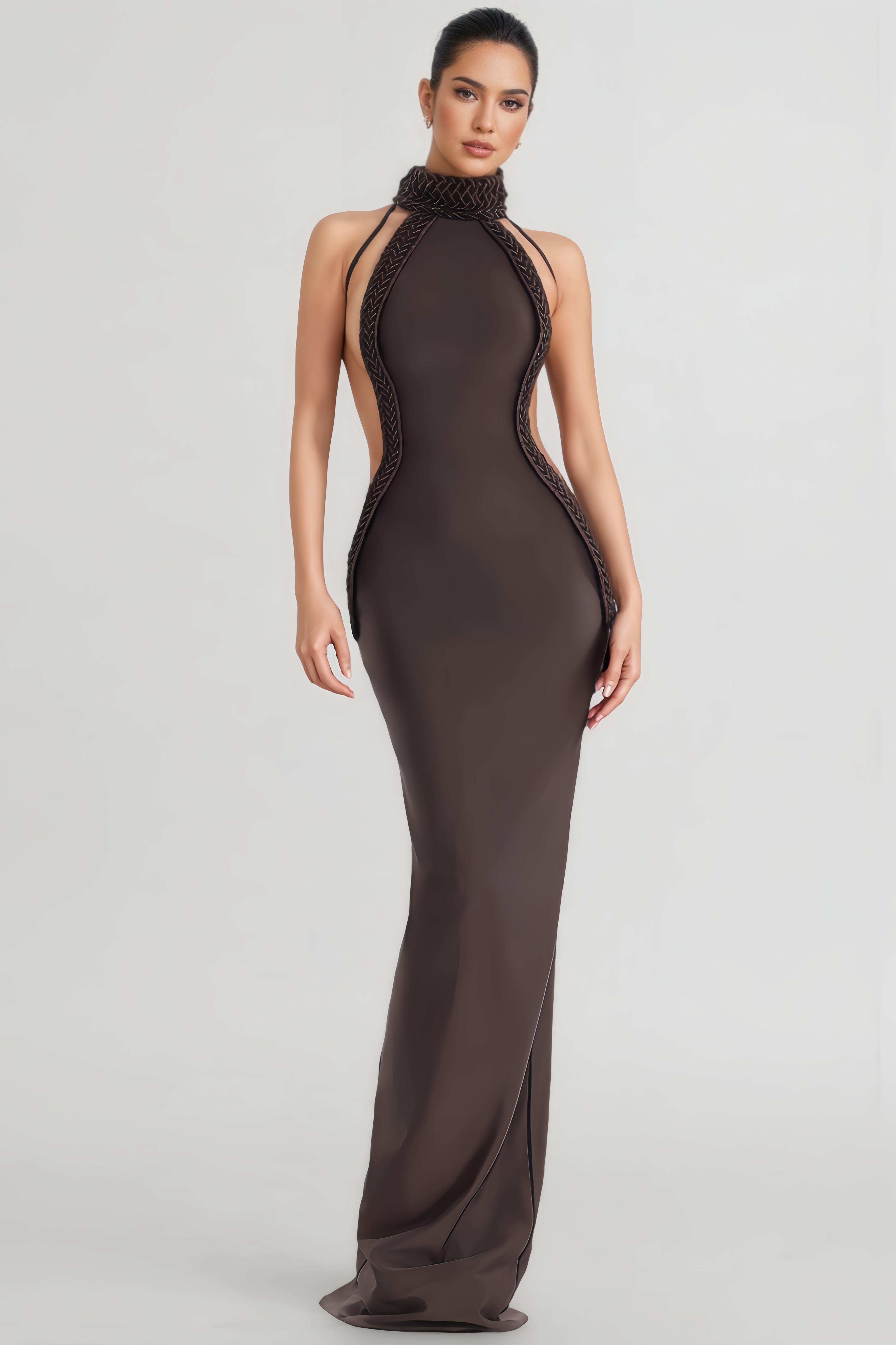 Tnina Sleeveless Slit Maxi Dress
