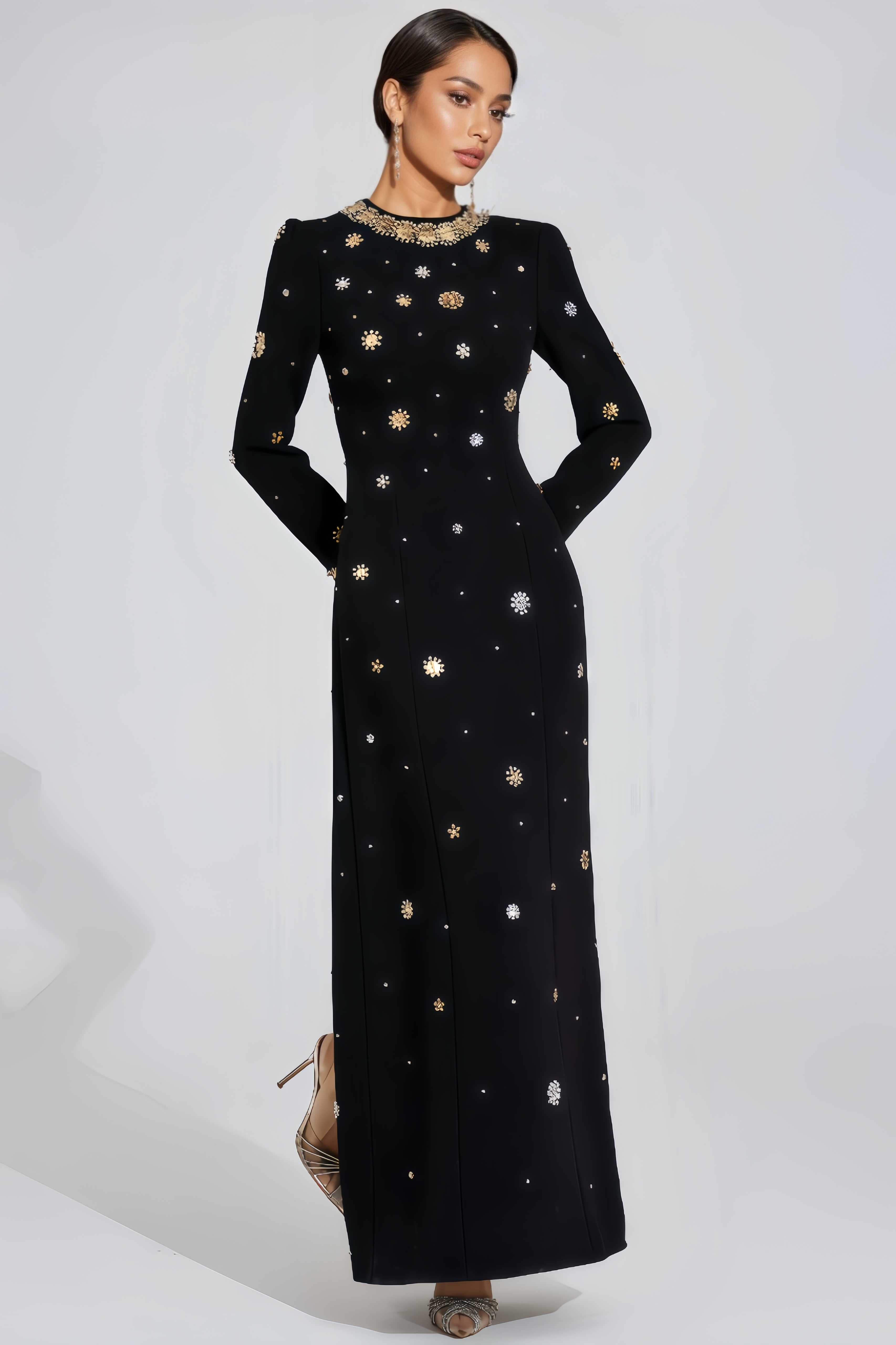 Niall Black Star Maxi Dress