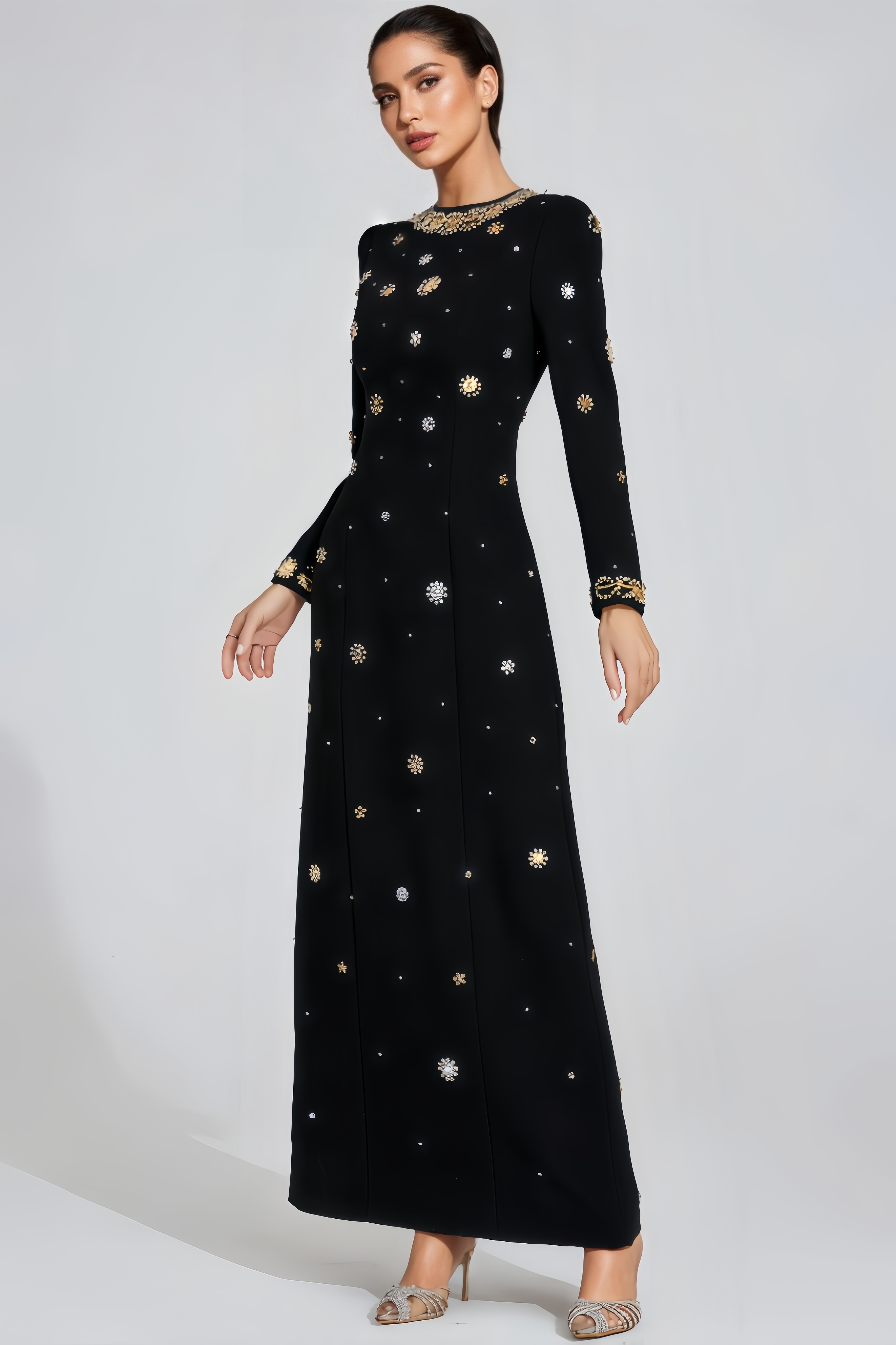 Niall Black Star Maxi Dress