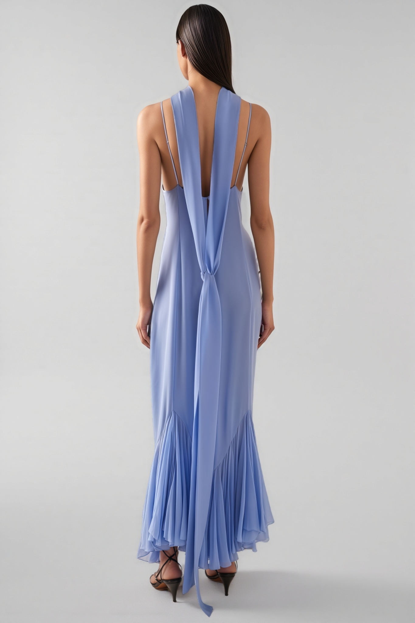 Cress Backless Slip Midi Dress