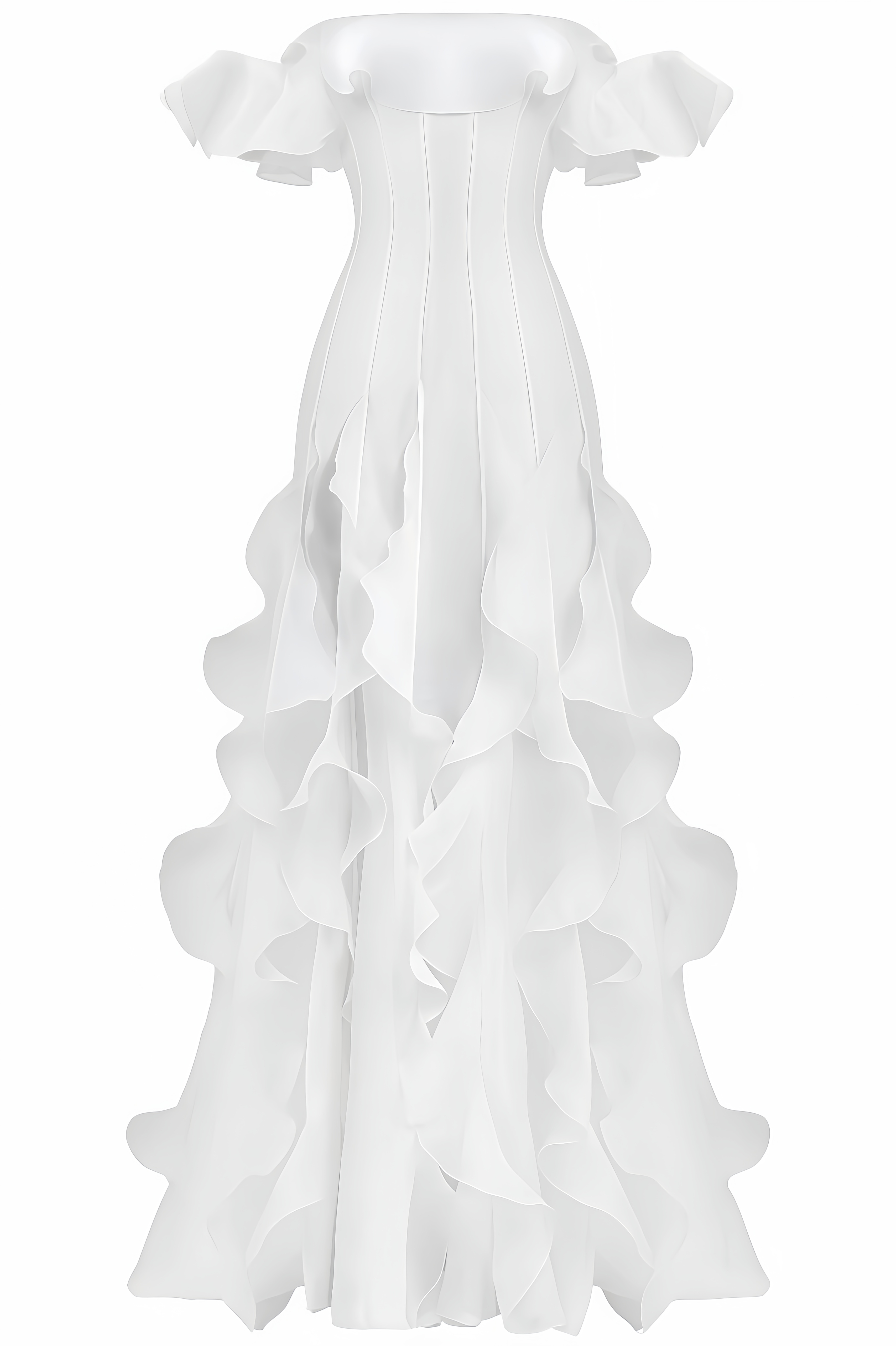 Kylat Strapless Ruffled Maxi Dress