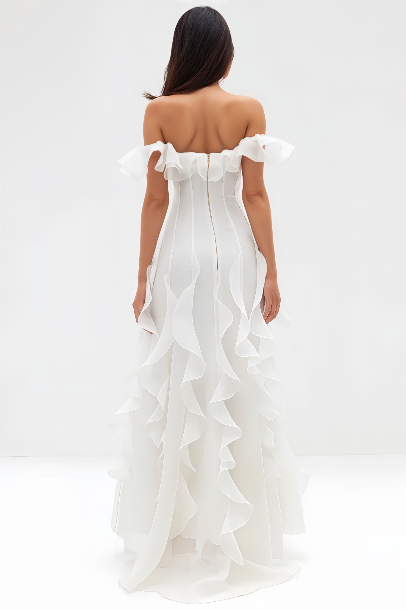 Kylat Strapless Ruffled Maxi Dress