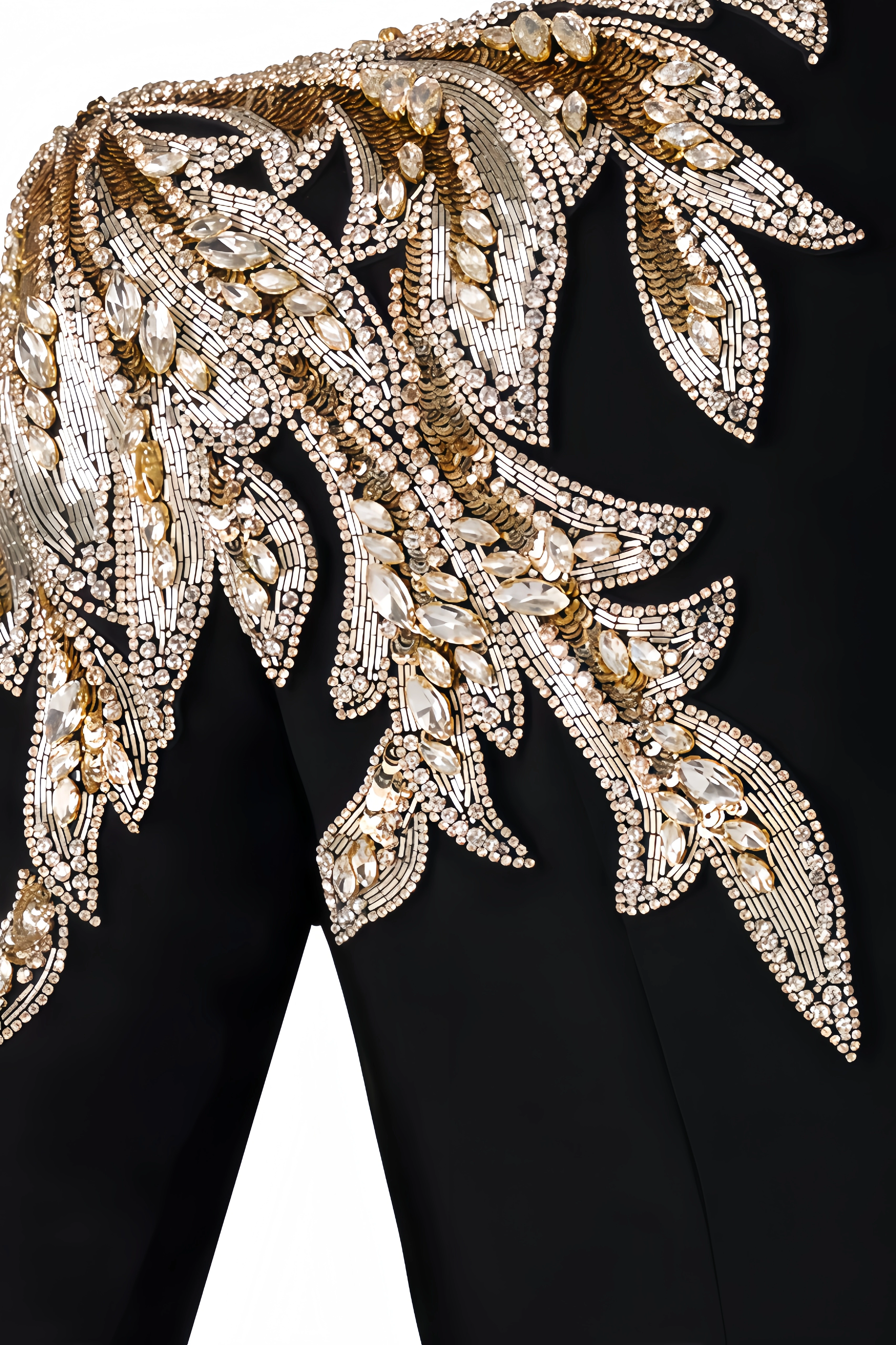 Raleign Long-Sleeved Sequin Maxi Dress