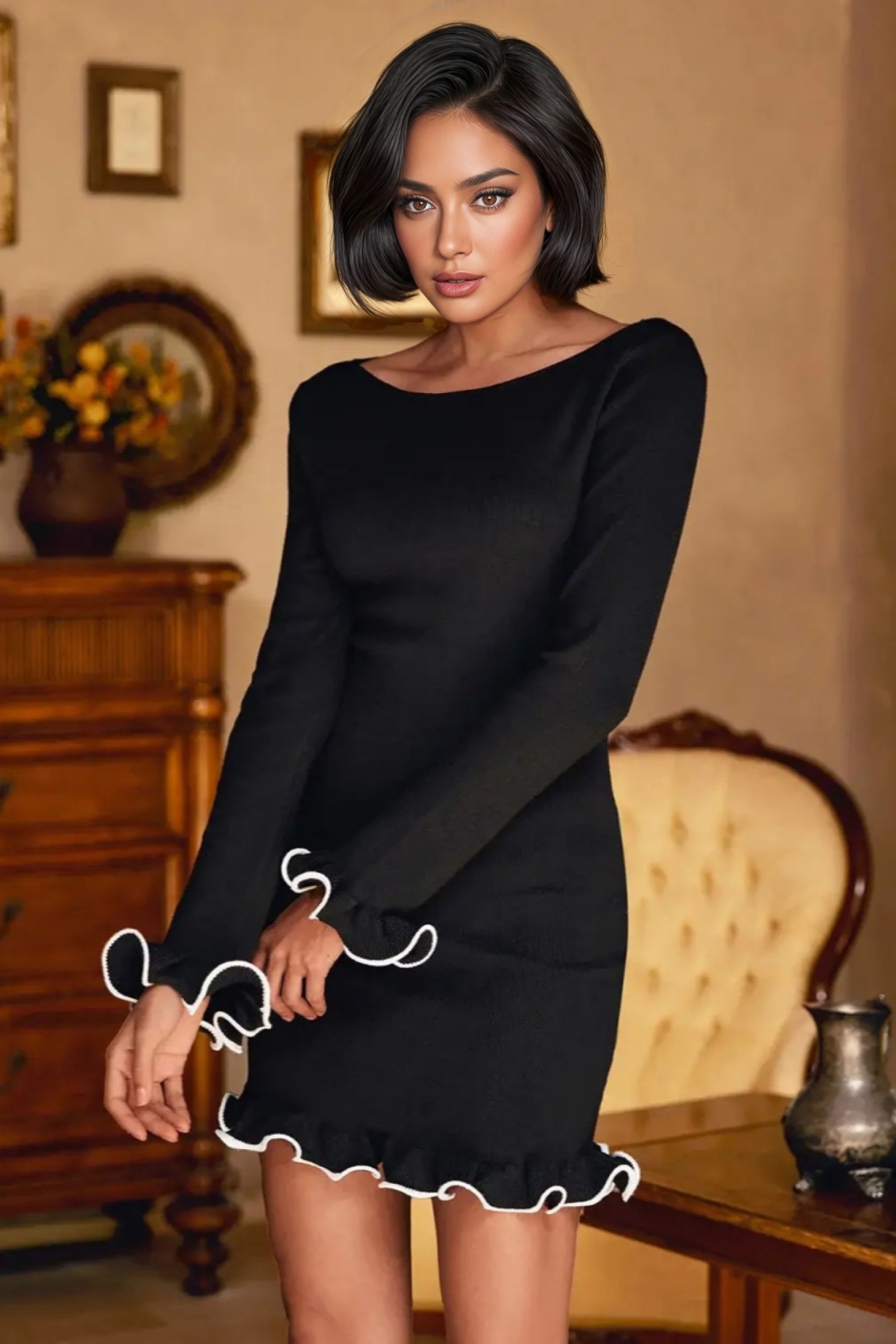 Lara Knitted Mini Dress