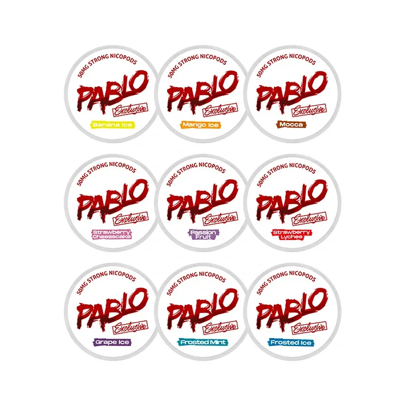 Pablo Pouches 50mg-All Flavors