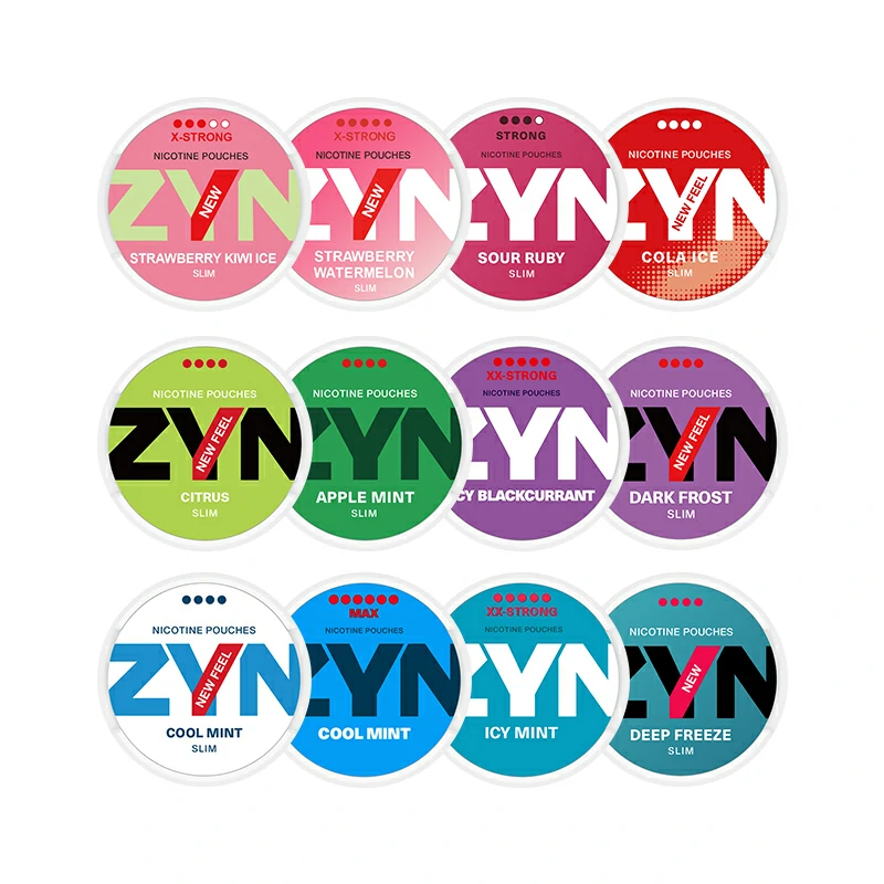 Swedish EU ZYN Pouches Extra Strong strength more than 20 Flavors