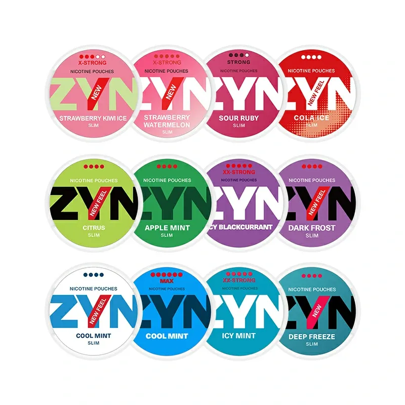 Swedish EU ZYN Pouches Extra Strong strength more than 20 Flavors