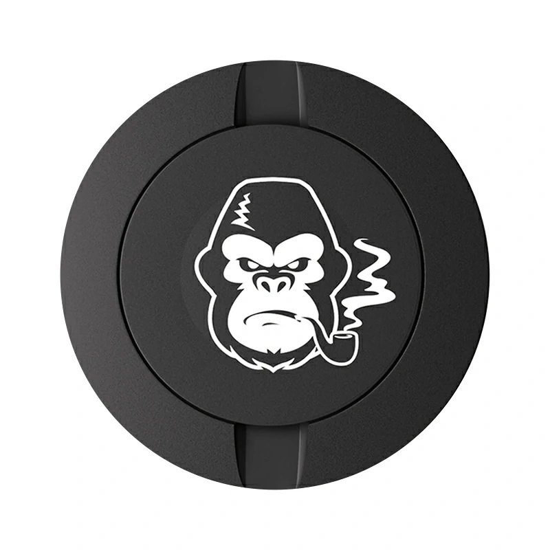 King Kong Design Black Metal Two-Tie Container Cans