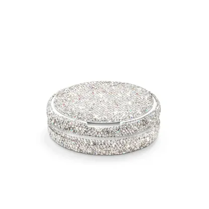 Silver Portable Case Pouch Container