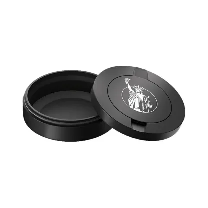 Black Metal Two-Tie Container Cans