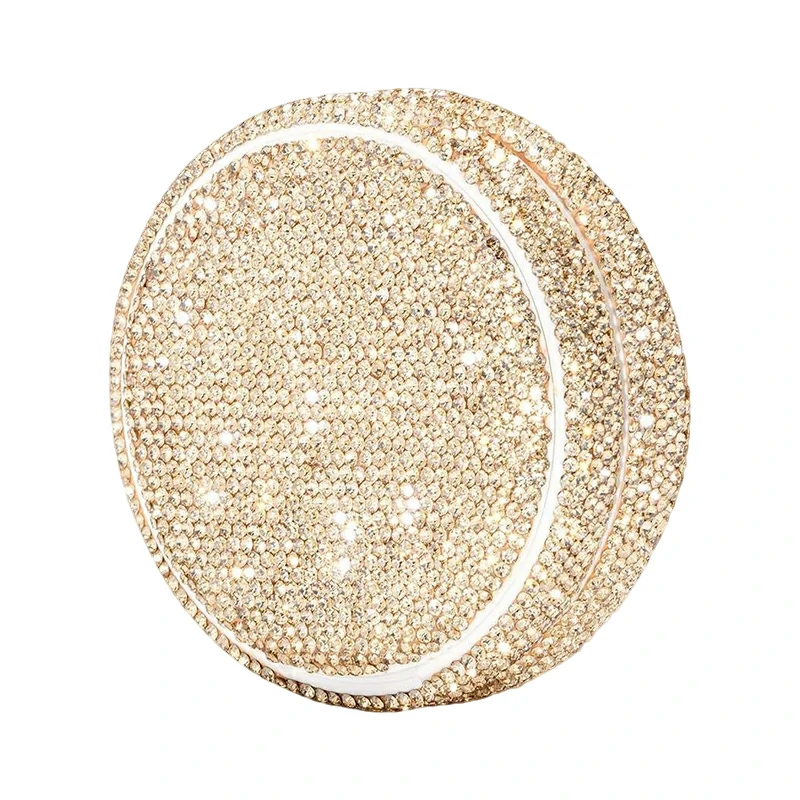 Champagne Gold Portable Case Pouch Container