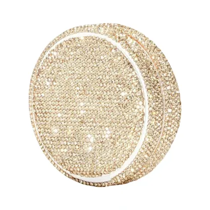 Champagne Gold Portable Case Pouch Container