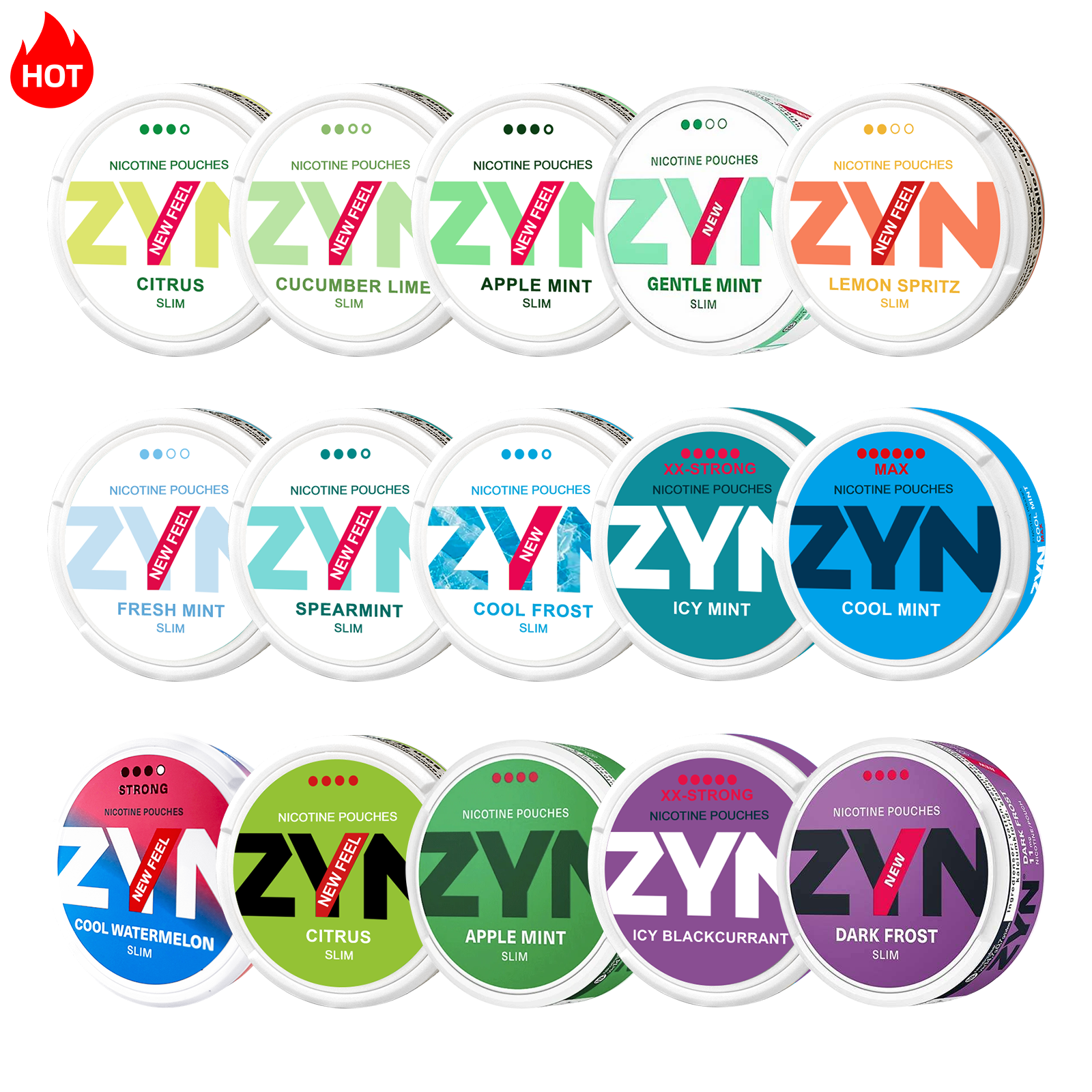 Popular Non Tobacco European Swedish ZYN Chew Pouches