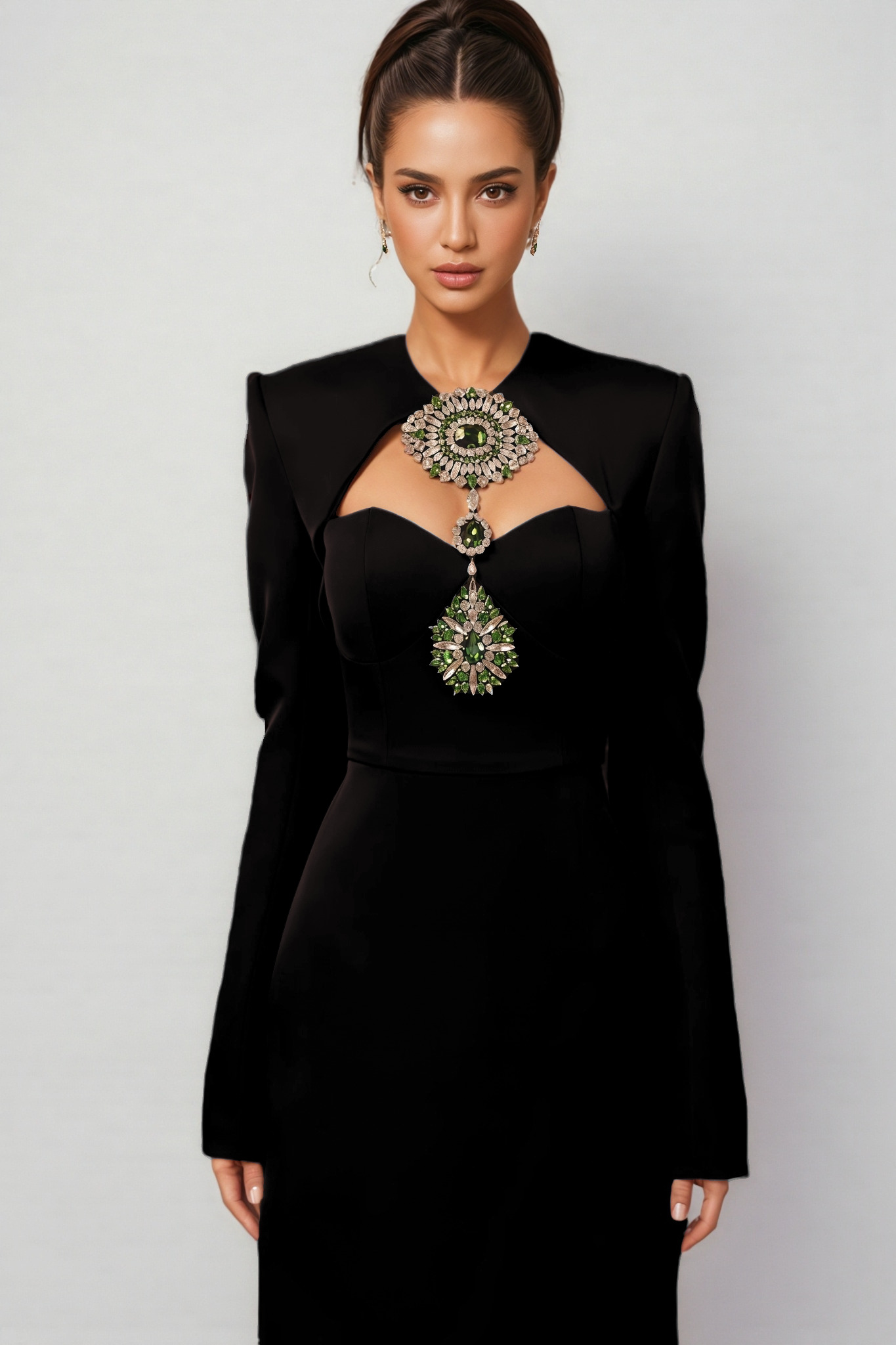 Mart Bandage and Diamond Maxi Dress