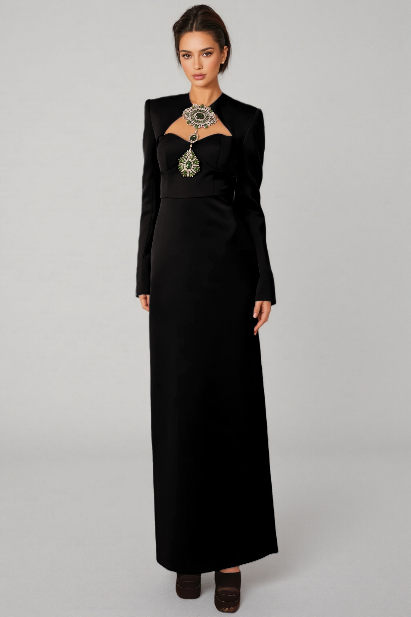 Mart Bandage and Diamond Maxi Dress