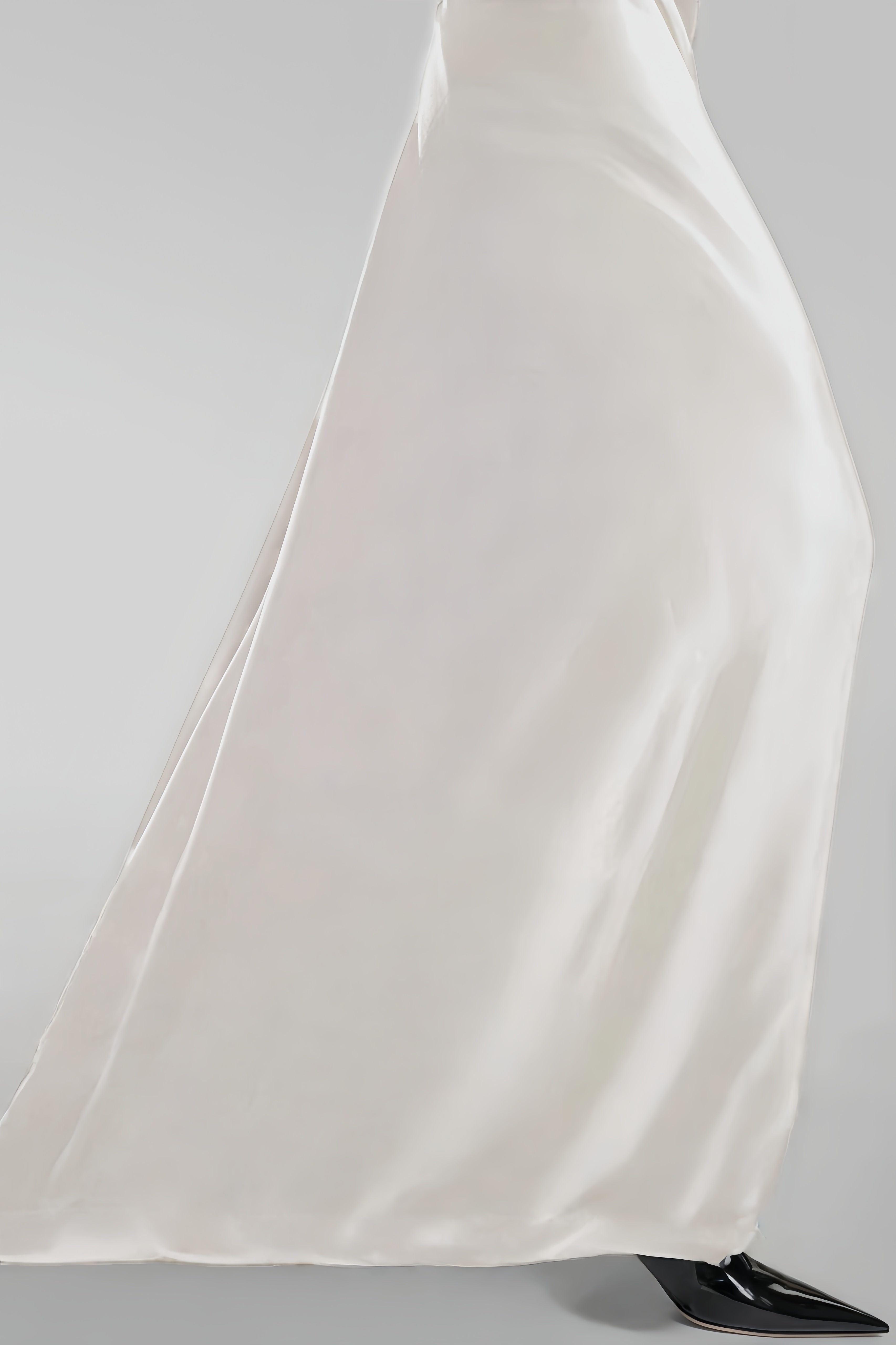 Kairot One-Shoulder Satin Maxi Dress