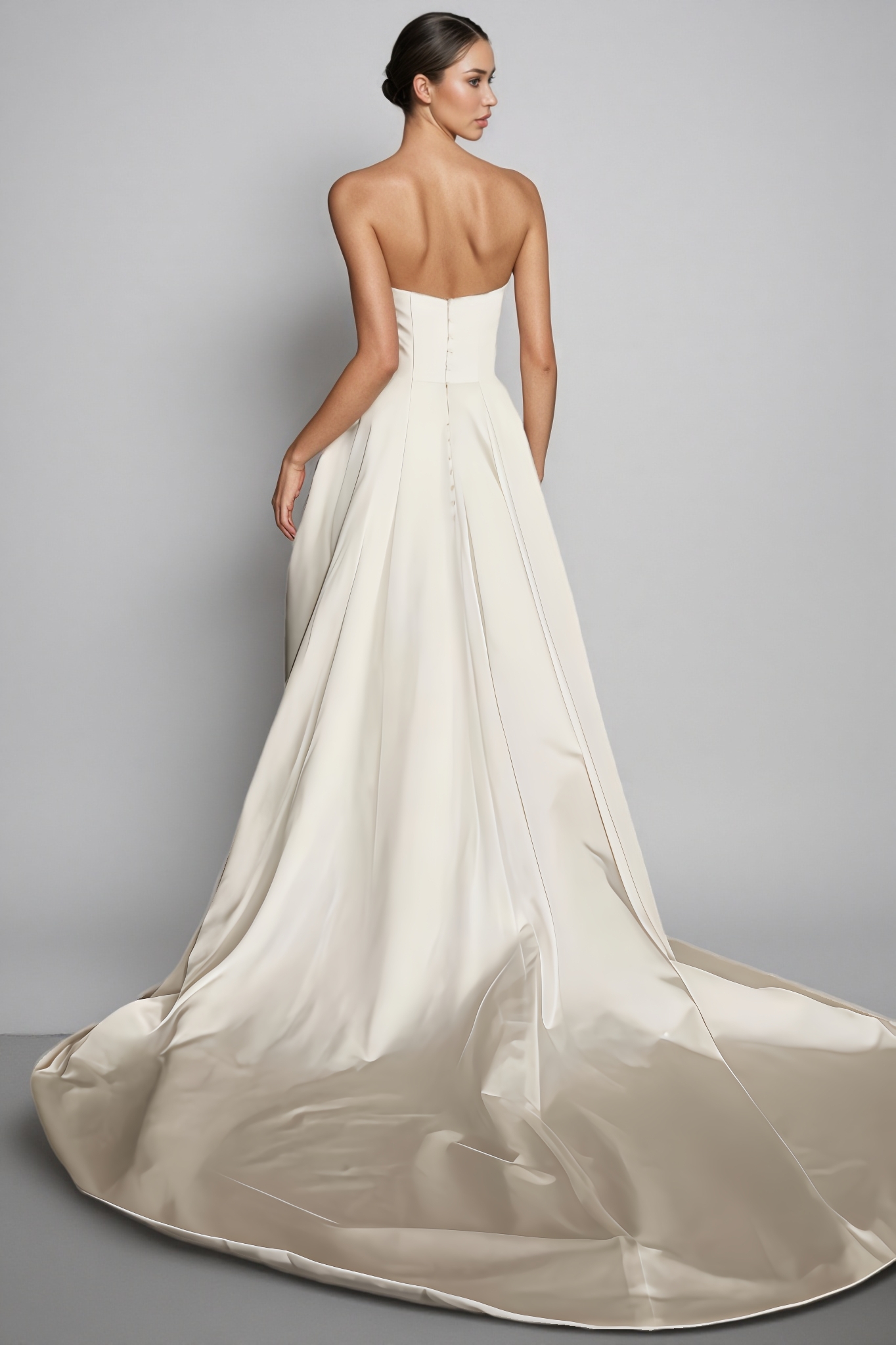 Nyral Strapless Split Maxi Dress