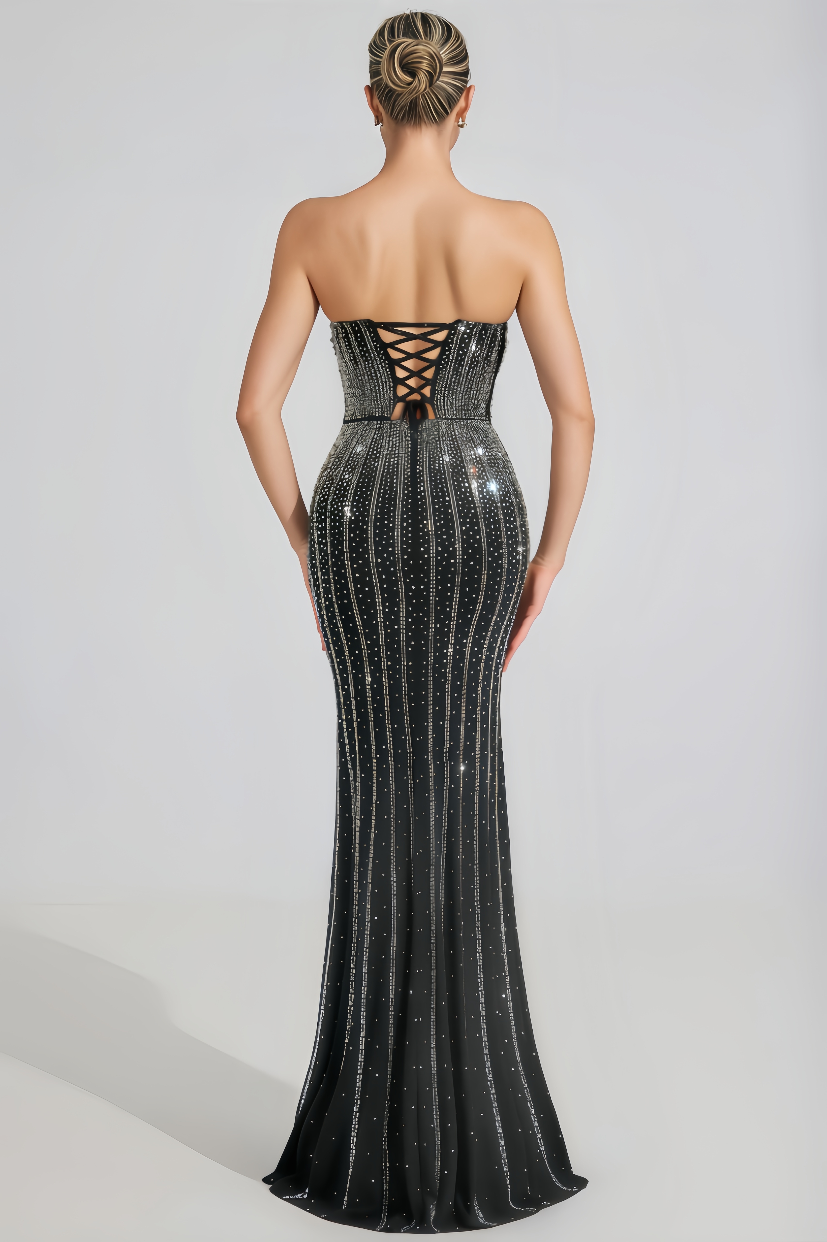 Aris Crystal Maxi Dress